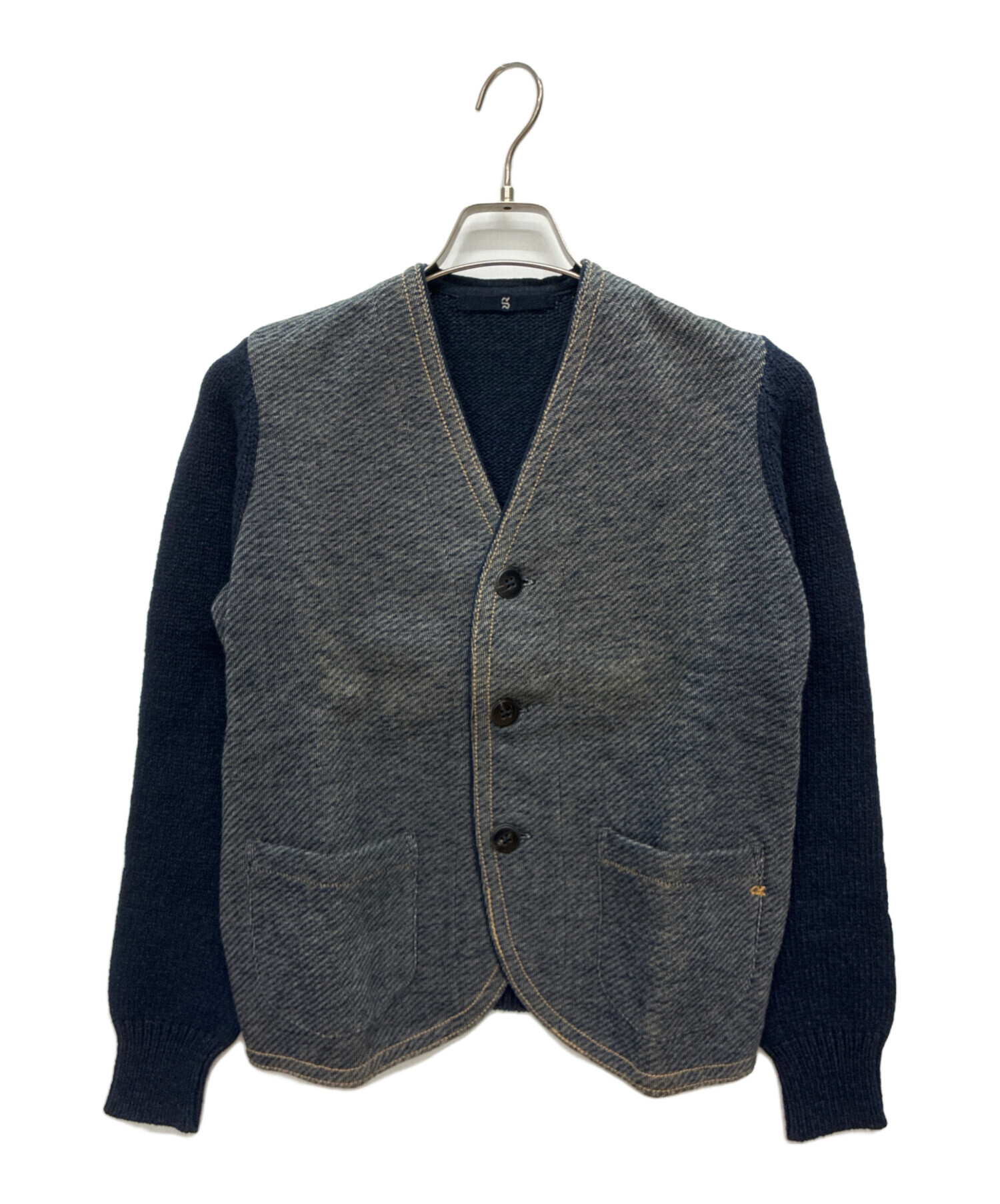 中古・古着通販】45rpm (45アールピーエム) コットンデニムドッキング