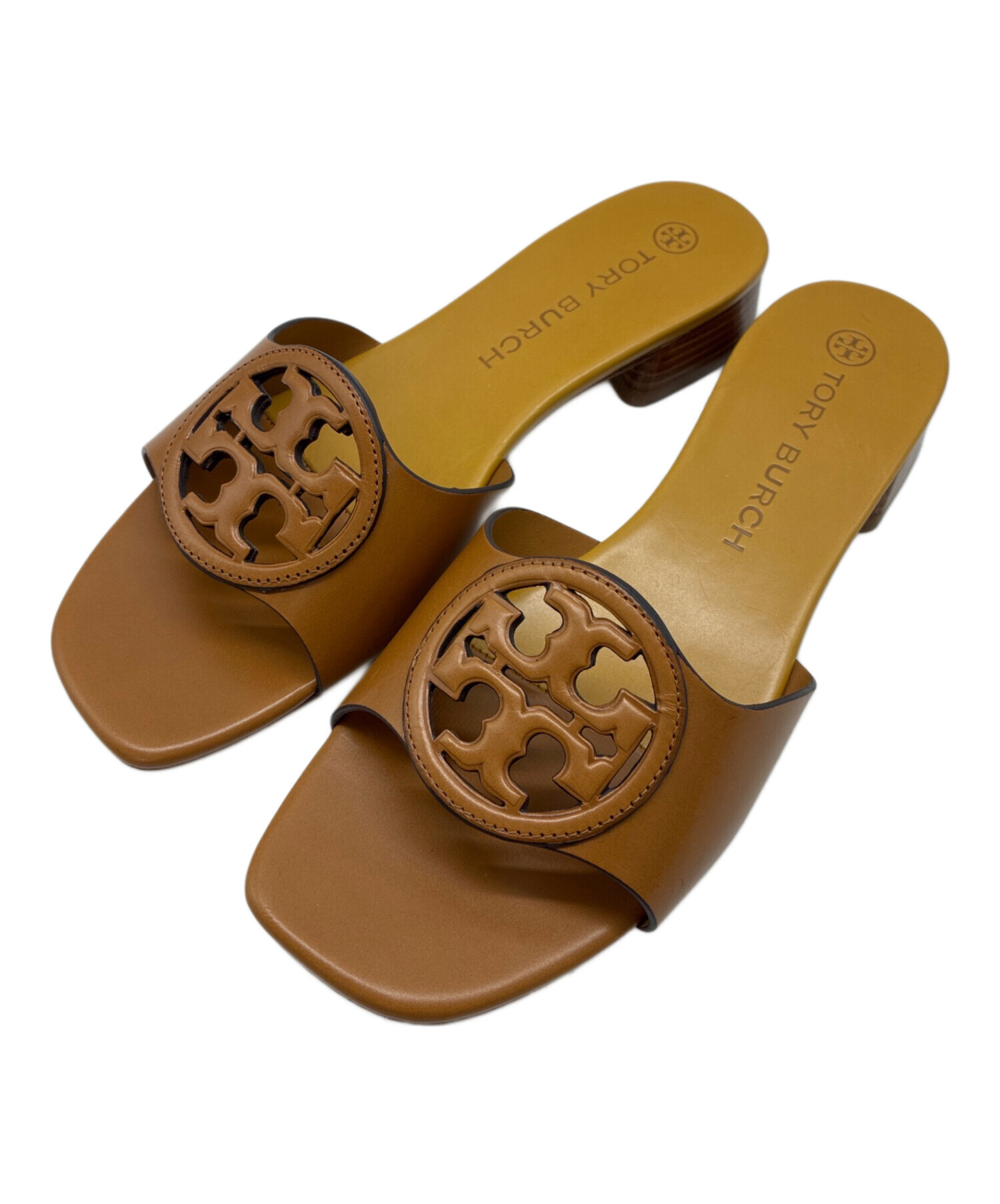 中古・古着通販】TORY BURCH (トリーバーチ) ミュール ブラウン サイズ