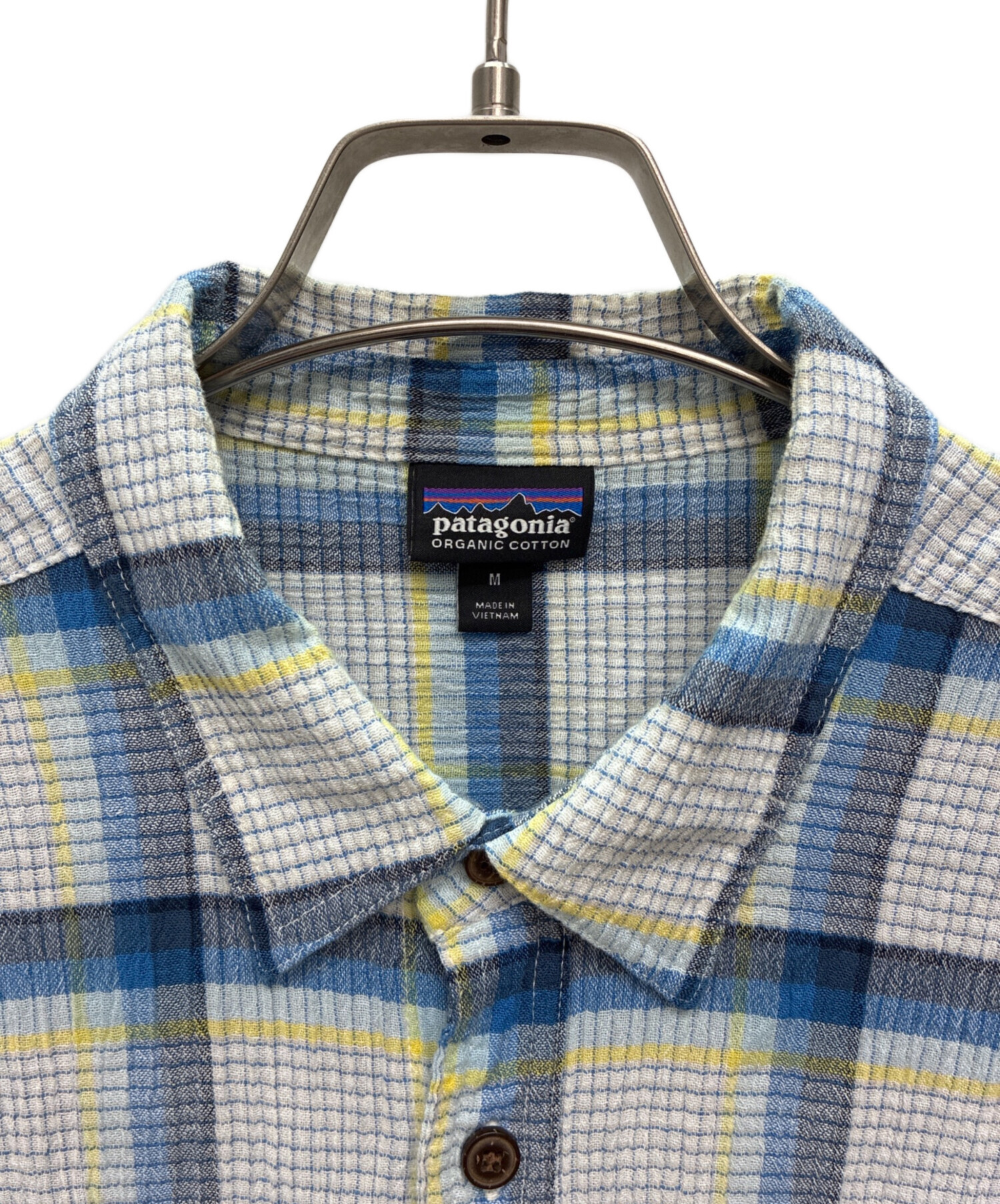 中古・古着通販】Patagonia (パタゴニア) A/Cシャツ 半袖シャツ ブルー