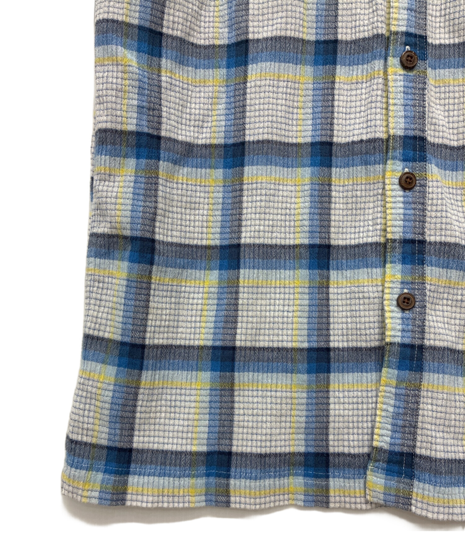 中古・古着通販】Patagonia (パタゴニア) A/Cシャツ 半袖シャツ ブルー