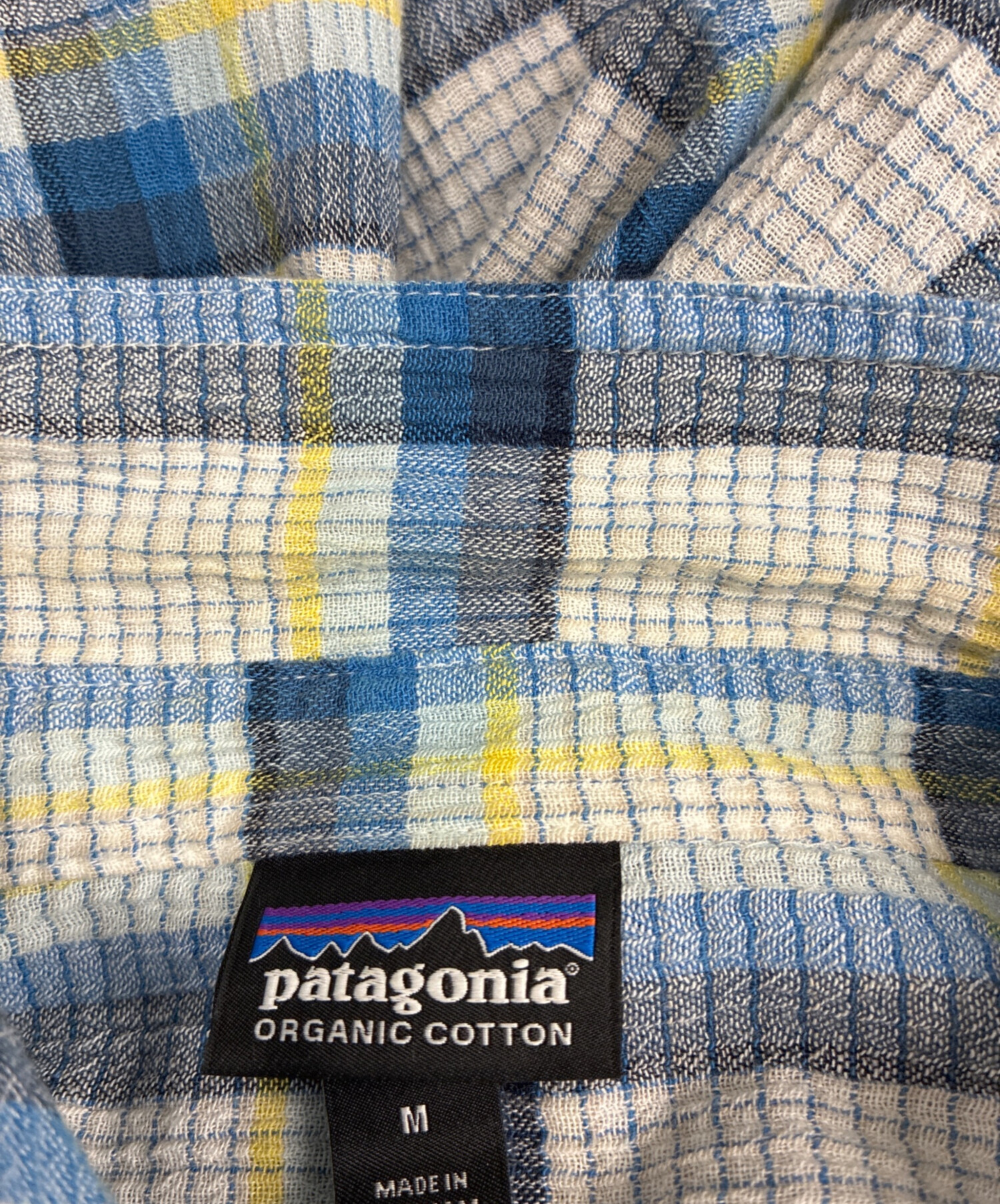 中古・古着通販】Patagonia (パタゴニア) A/Cシャツ 半袖シャツ ブルー