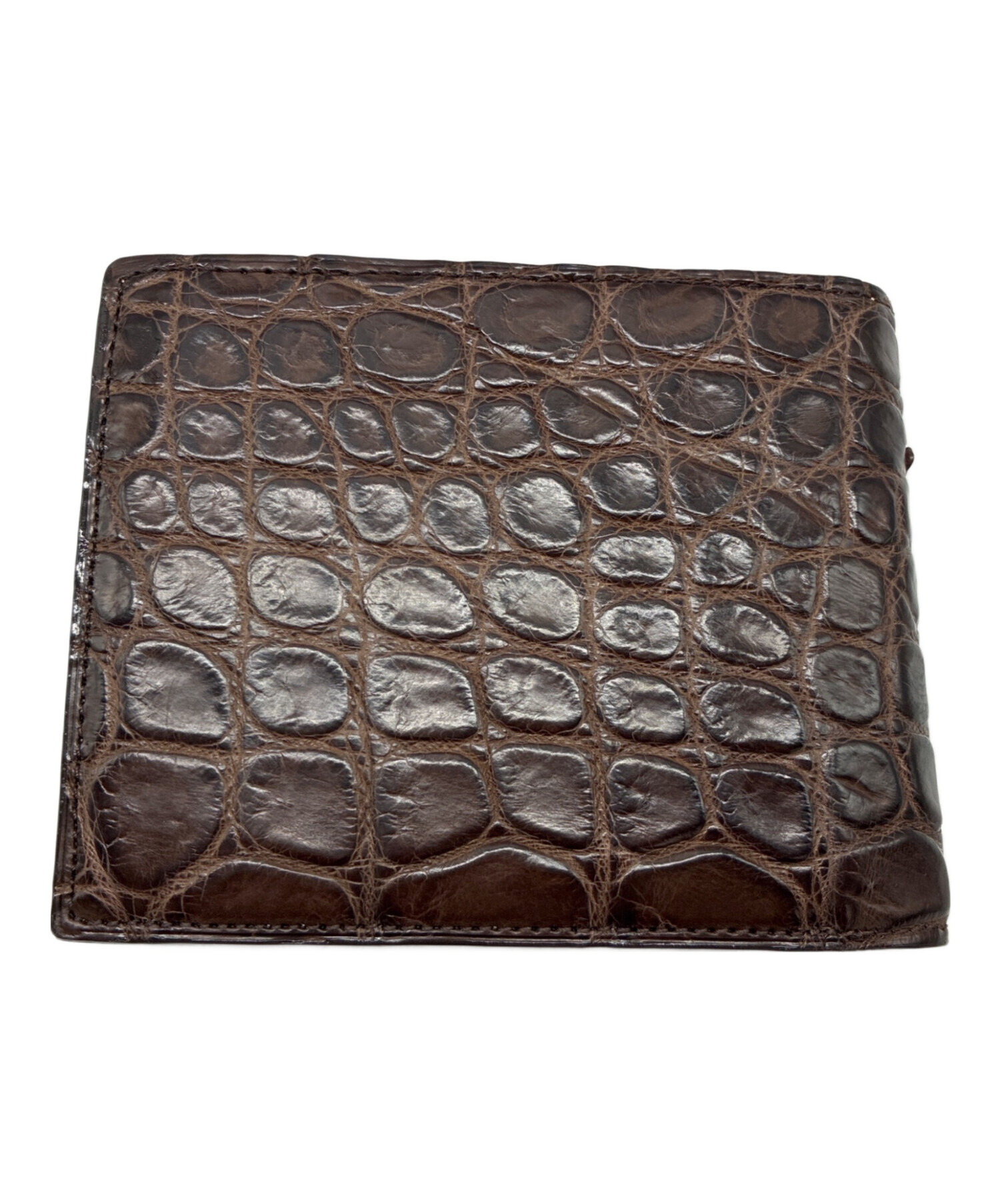 【古品 2個販売 送料】Goros ナバホ手作り彫刻 パイプビーズ 925 中古・古着通販】HERGOPOCH (エルゴポック) 型押し 2つ折り財布