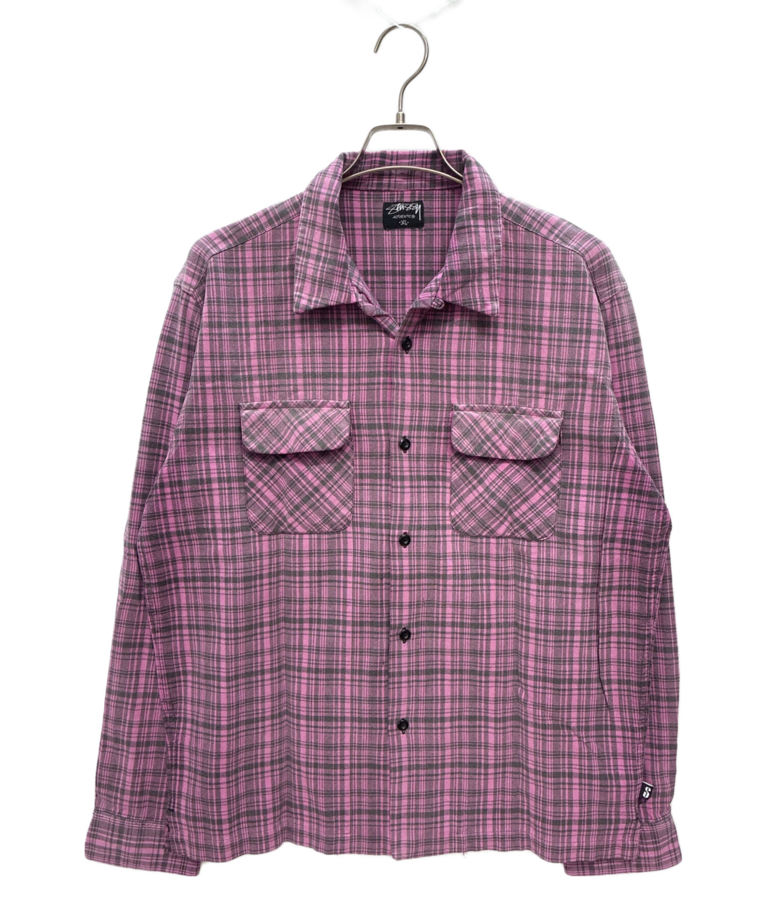中古・古着通販】stussy (ステューシー) 00s オープンカラー 長袖