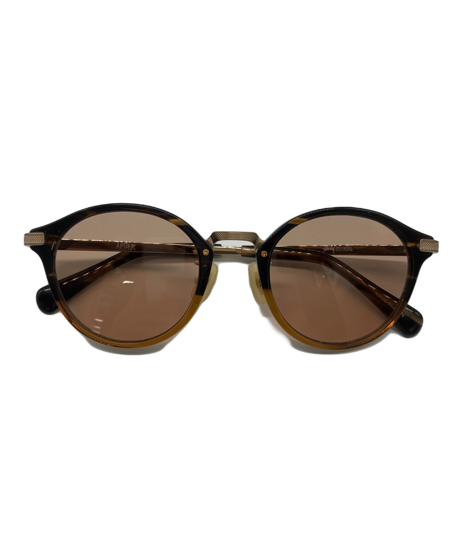 STUSSY サングラス ラウンド ゴールド×ブラウン Luna Sunglasses – Tan Tortoise / Brown Lens | Accessories | Stüssy