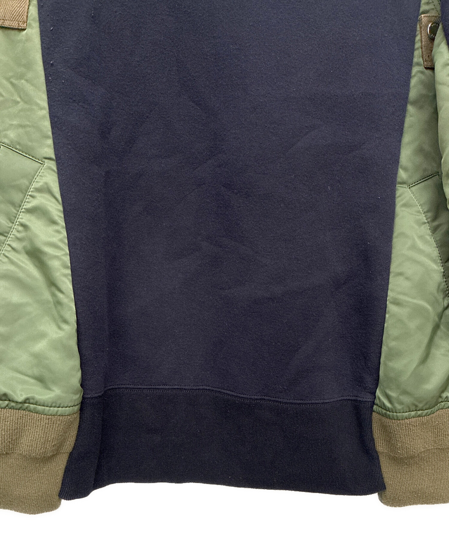 中古・古着通販】sacai (サカイ) ハイブリットプルオーバーパーカー