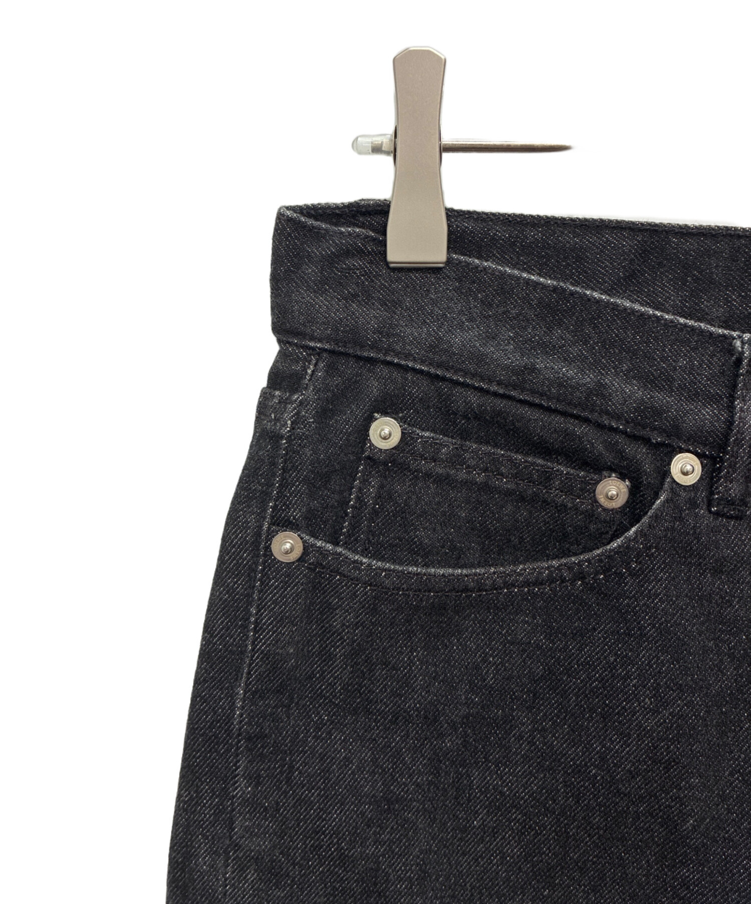 中古・古着通販】LOEWE (ロエベ) ロールアップ デニムパンツ ブラック