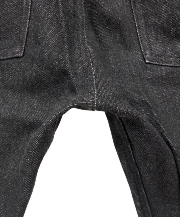 中古・古着通販】LOEWE (ロエベ) ロールアップ デニムパンツ ブラック