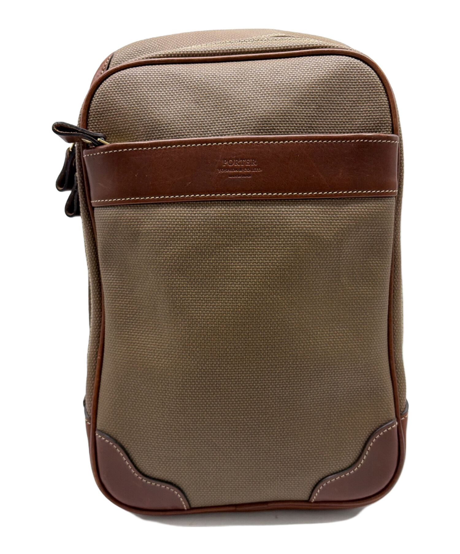 中古・古着通販】PORTER (ポーター) ワンショルダーバッグ ブラウン 