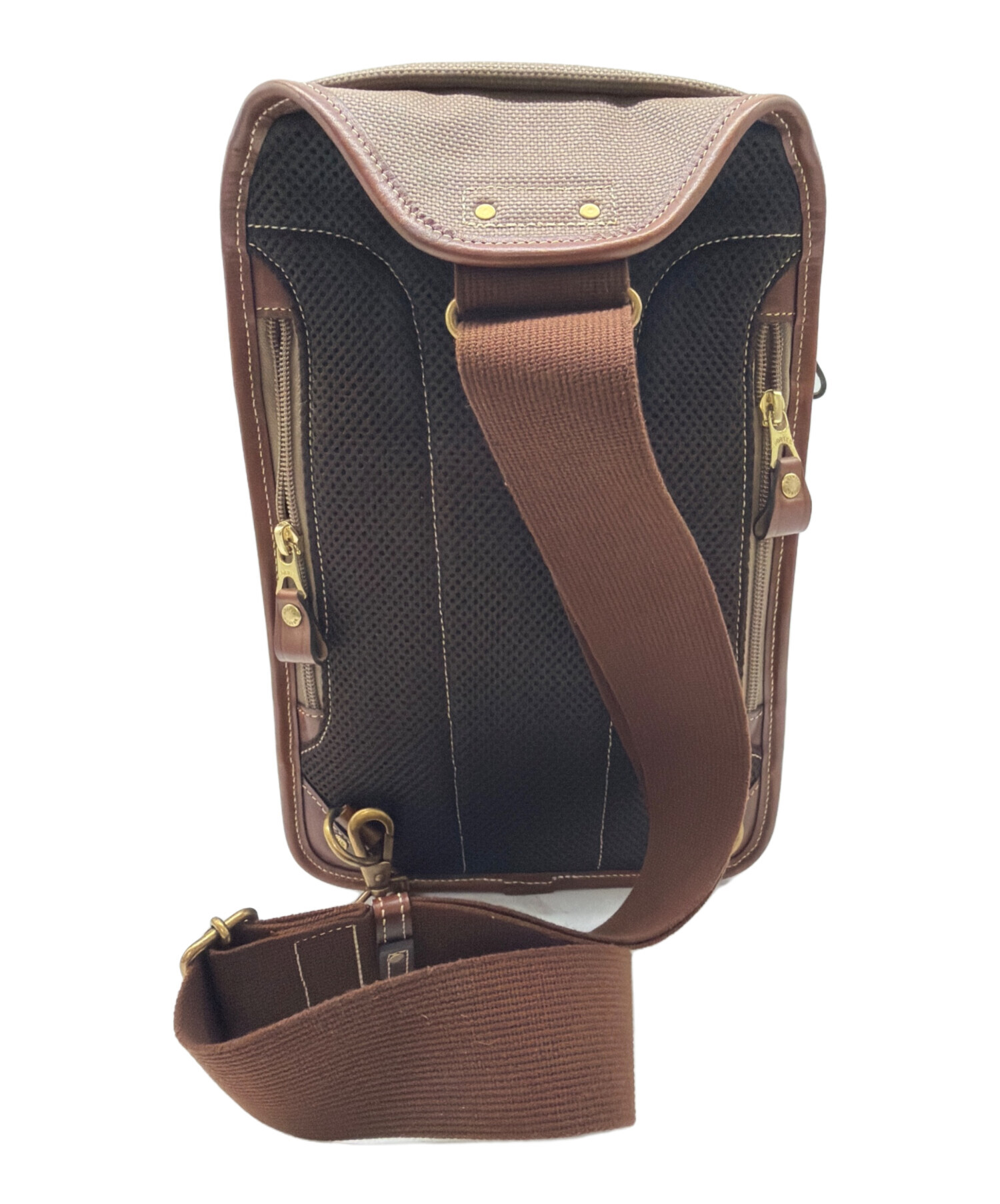 中古・古着通販】PORTER (ポーター) ワンショルダーバッグ ブラウン 