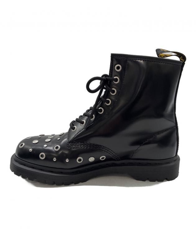 Dr.Martens ドクターマーチン1460 8ホールブラックUK9 EU43 中古・古着通販】Dr.Martens (ドクターマーチン) 1460ハードウェア8