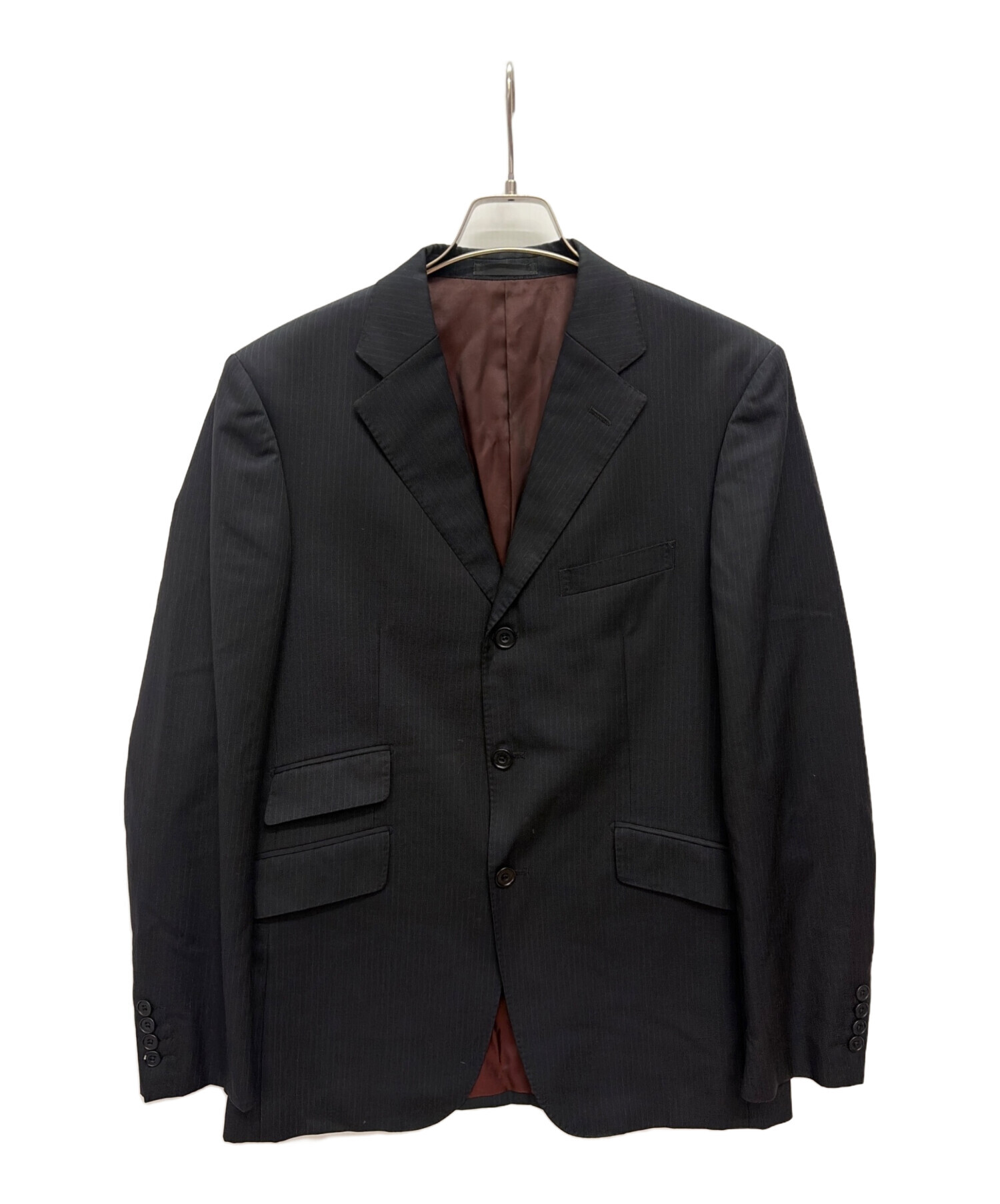 美品　バーバリーブラックレーベル　スーツセットアップ　黒　L位 BURBERRY BLACK LABEL（スーツ）のフリマアイテム一覧