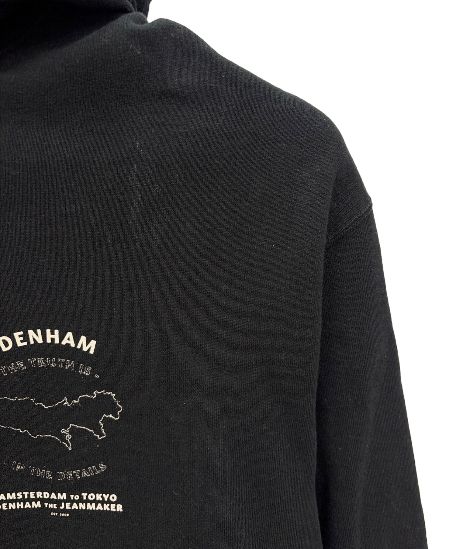 中古・古着通販】Denham (デンハム) プルオーバーパーカー ブラック