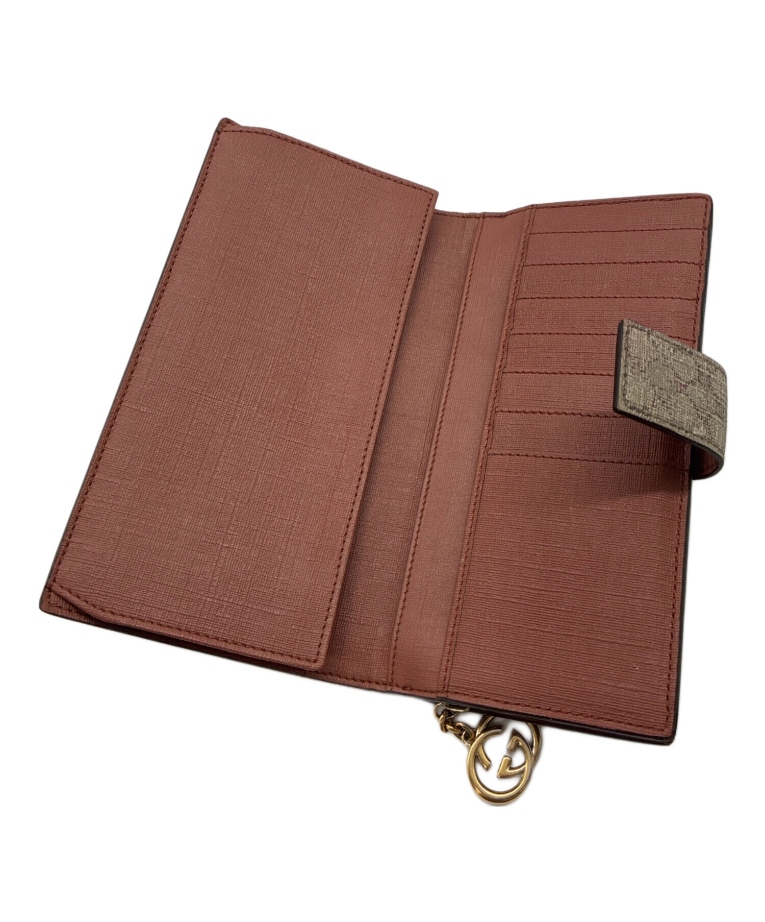 中古・古着通販】GUCCI (グッチ) 長財布 ベージュ｜ブランド・古着通販