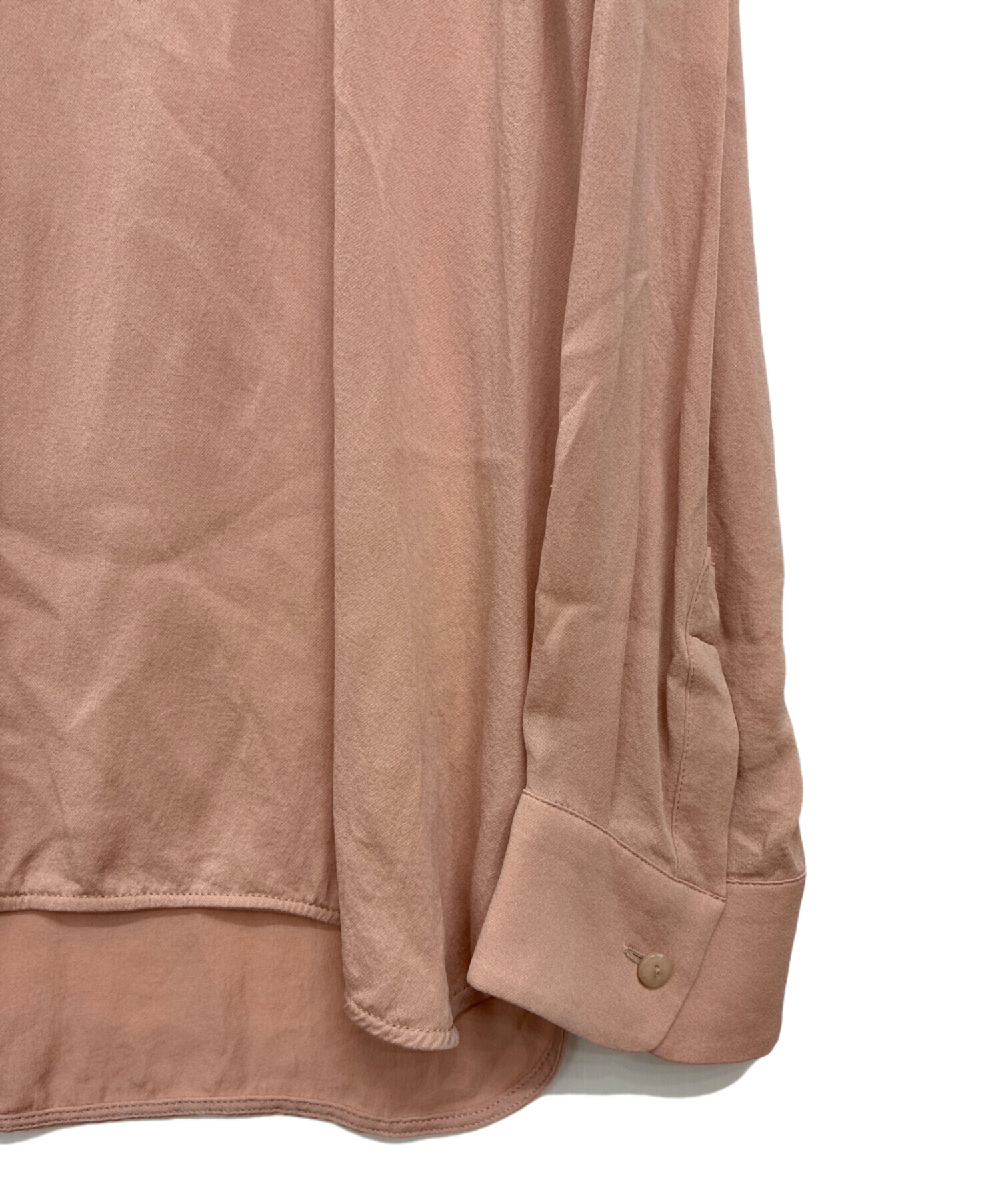 中古・古着通販】MaxMara (マックスマーラ) シルクブラウス ピンク