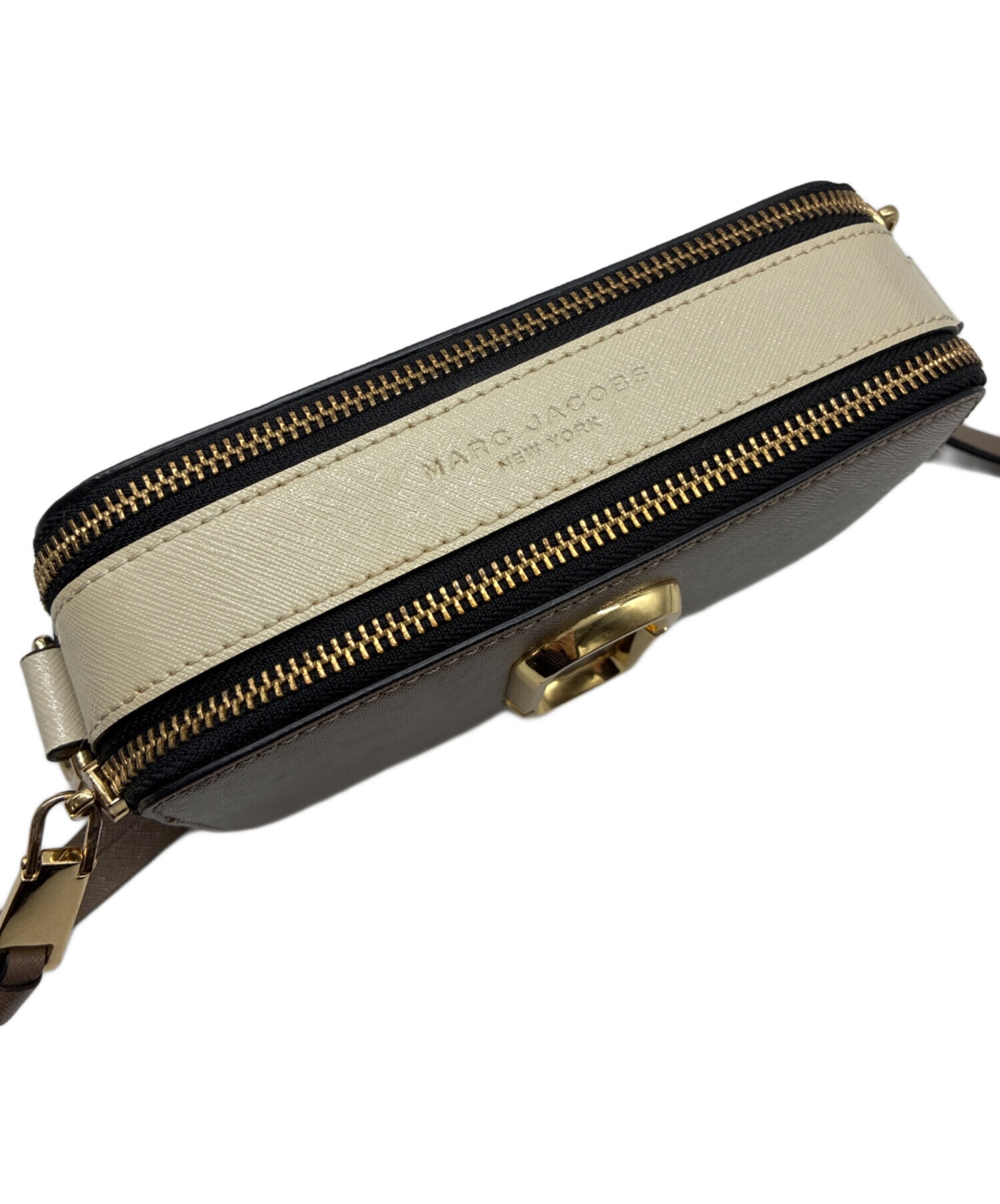 MARC JACOBS マークジェイコブス/スナップショット/ショルダー/ベージュ/ABランク/88【中古】 中古・古着通販】MARC JACOBS (マークジェイコブス) スナップショット