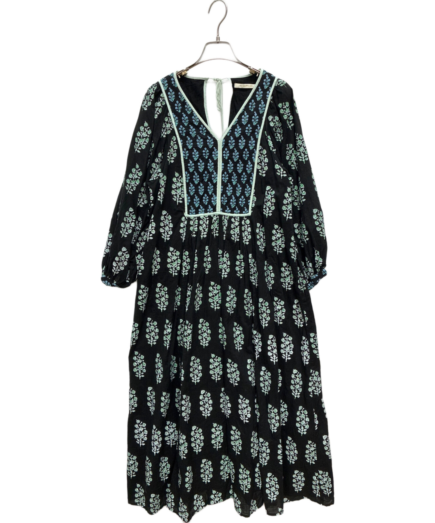ワンピース COTTON VOILE ETHNIC COMBINATION PRINT 中古・古着通販】ne quittez pas (ヌキテパ) Cotton Voile Ethnic