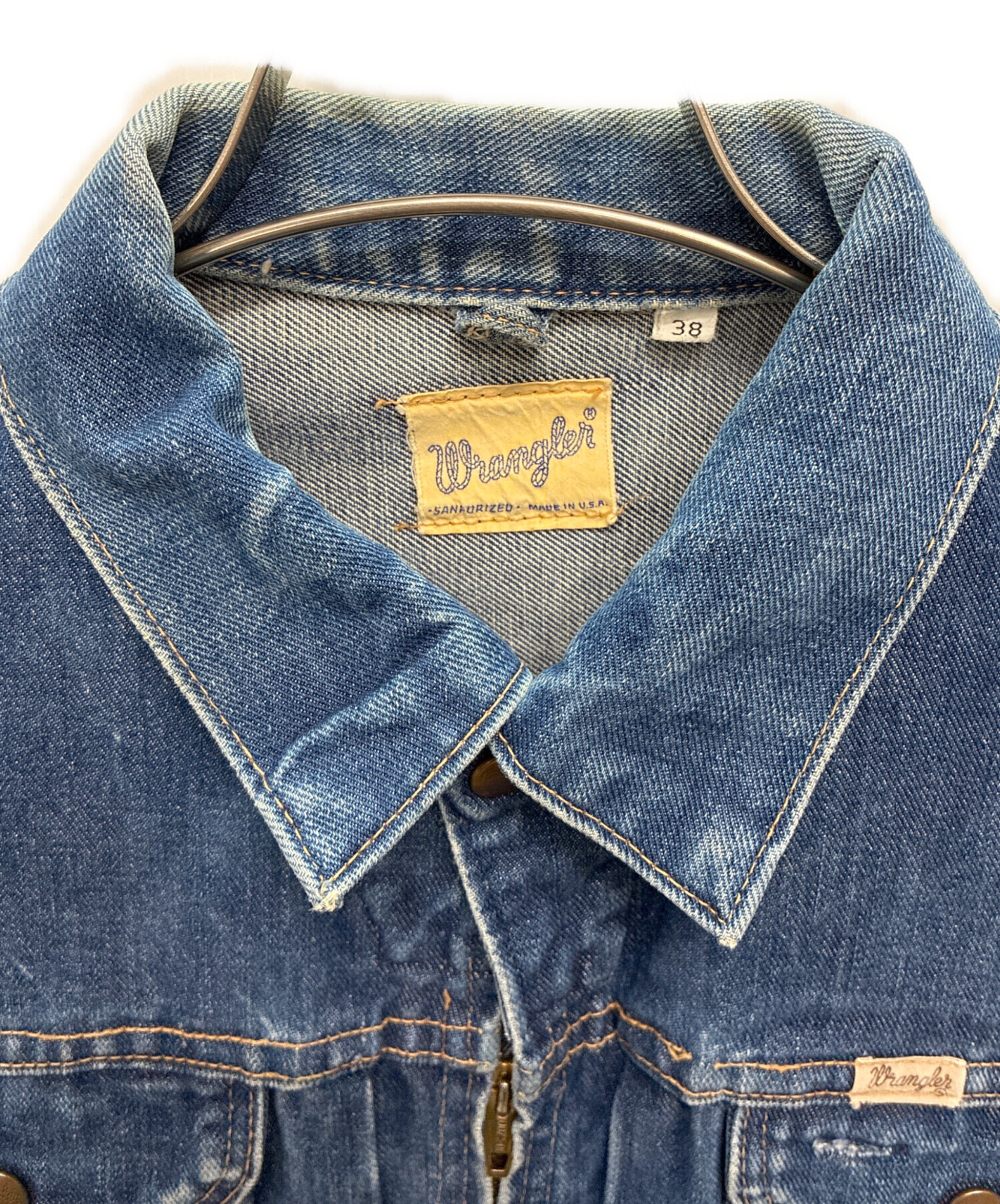 中古・古着通販】Wrangler (ラングラー) 60s 24MJZ 白タグ デニム