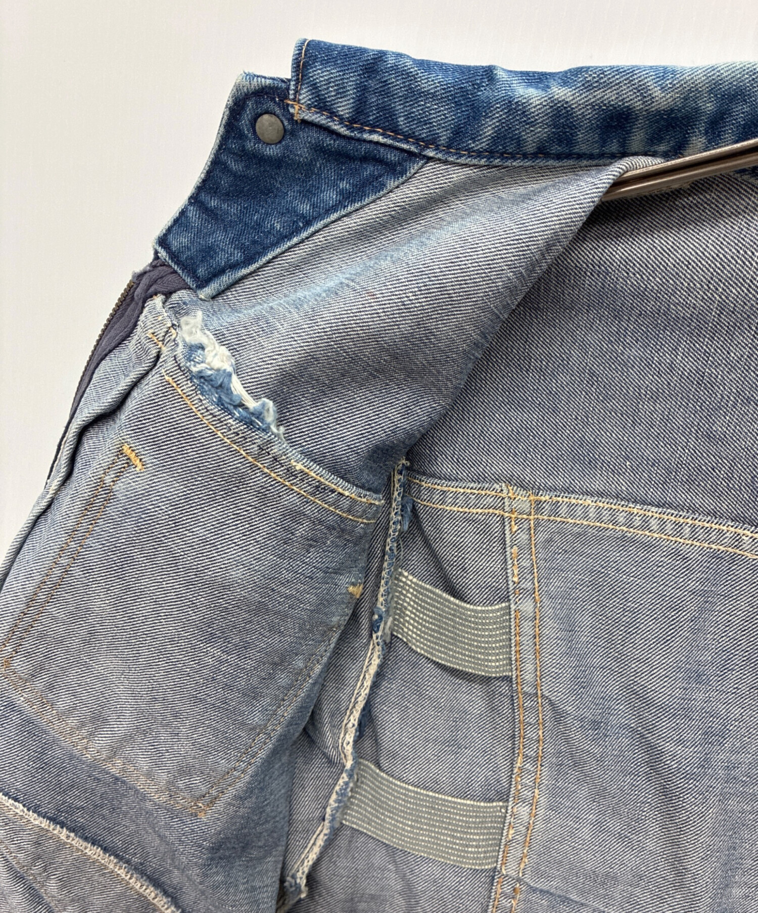 中古・古着通販】Wrangler (ラングラー) 60s 24MJZ 白タグ デニム