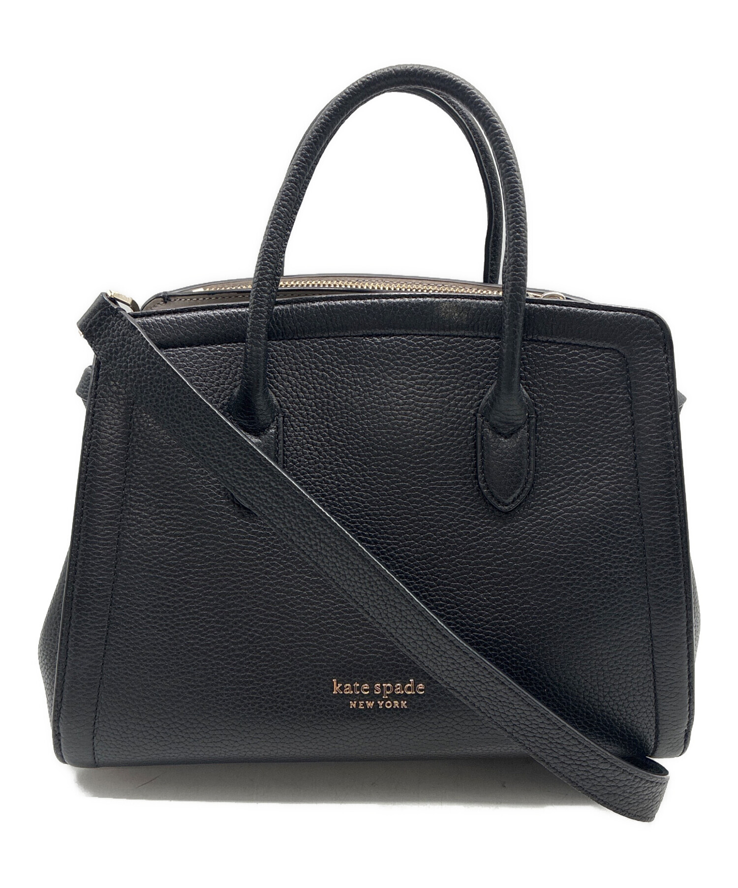 Kate　spade【ケイトスペード】2WAYバッグ　ブラック　レディース【中古】 中古・古着通販】Kate Spade (ケイトスペード) 2WAYバッグ ノット