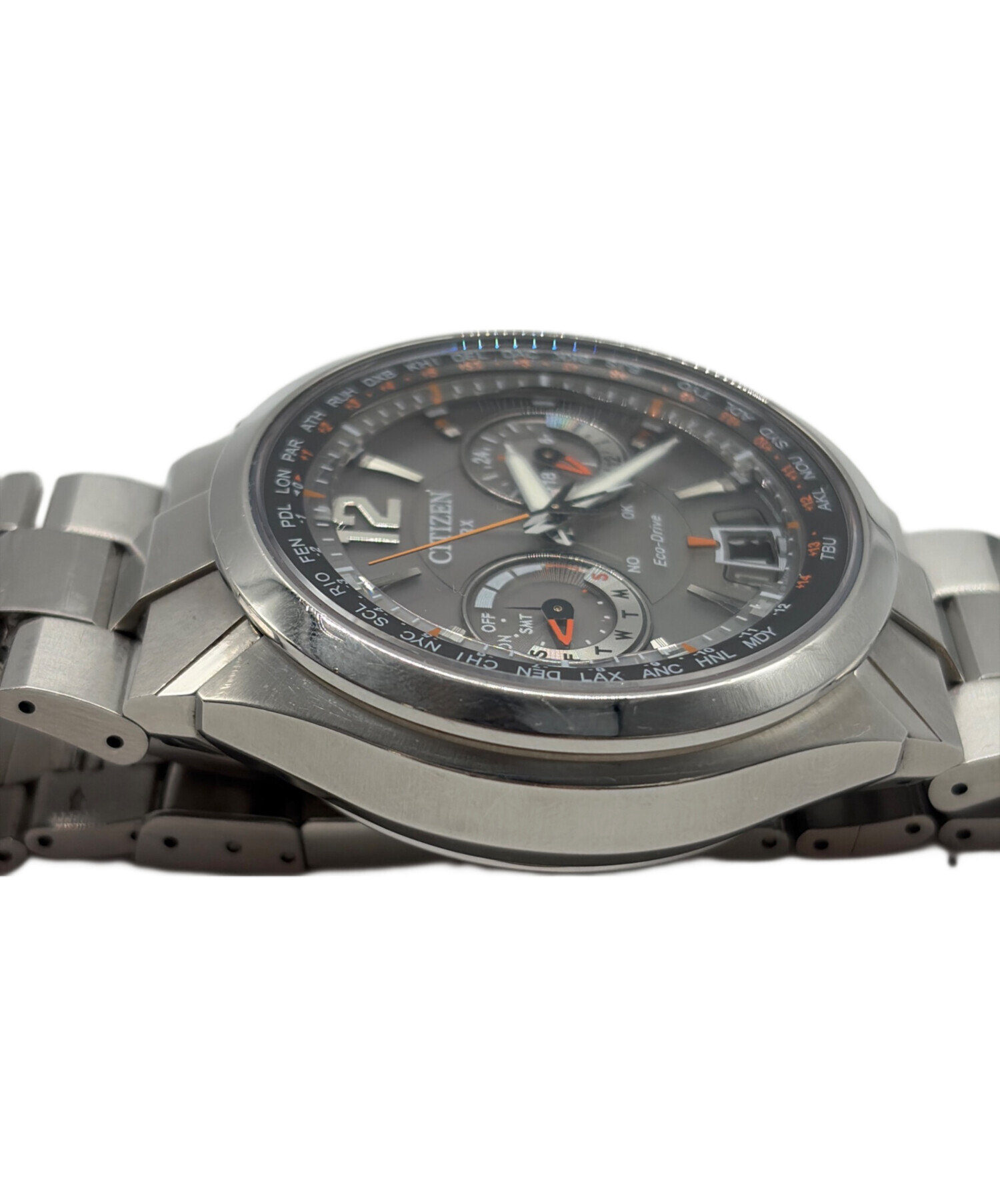 中古・古着通販】CITIZEN (シチズン) クロノグラフ アテッサ エコ