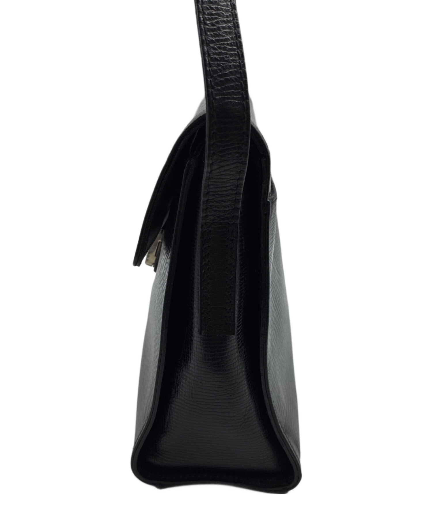 C▲ゴールドファイル▲GOLD PFEIL▲レザー ショルダーバッグ▲ブラック▲バッグ▲質屋リサイクルマート宇部店▲ 中古・古着通販】GOLD PFEIL (ゴールドファイル) レザーショルダー