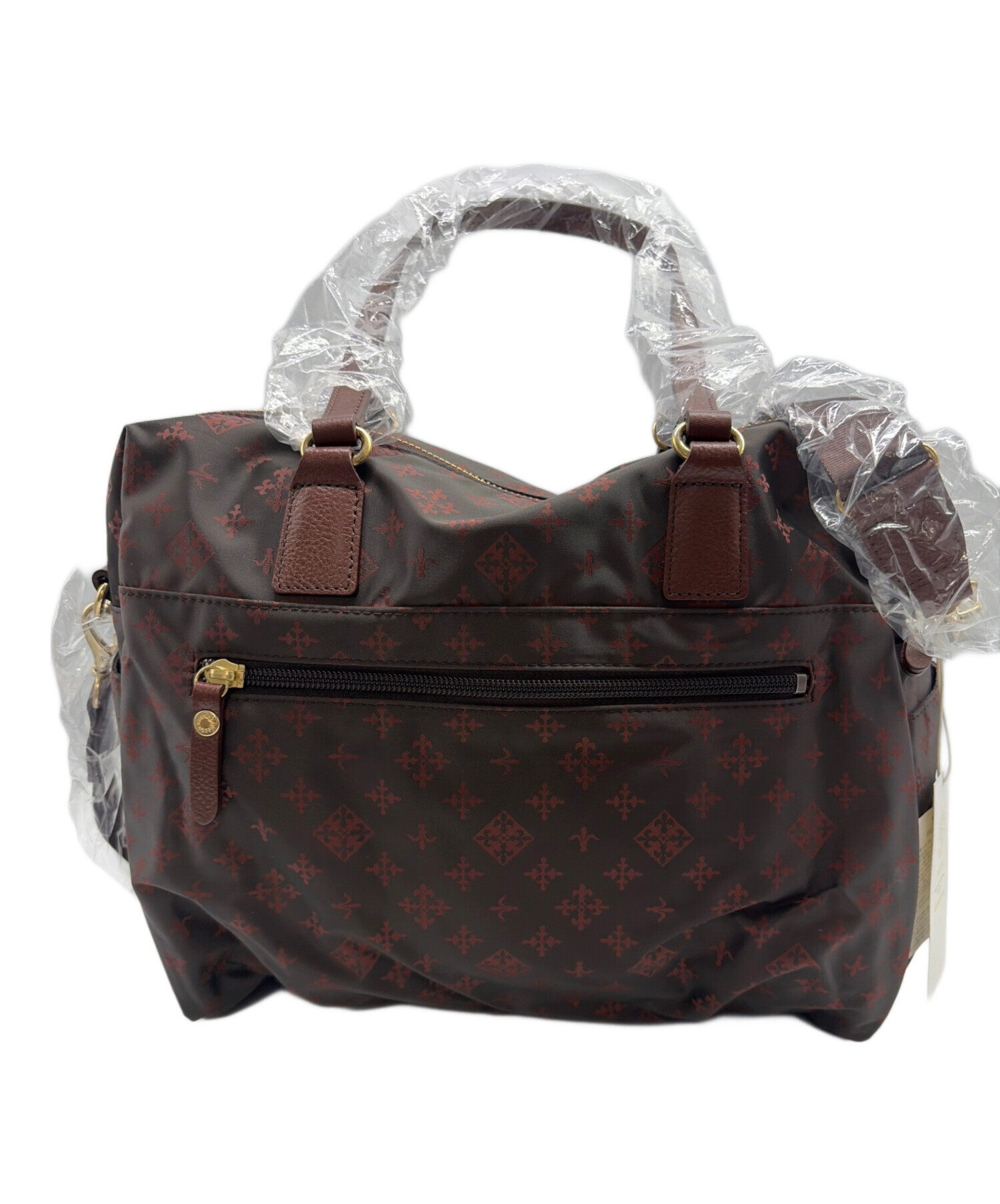 russet ラシット モノグラム 2way ハンドバッグ ショルダーバッグ ブラウン レディース 古着 中古 USED 未使用品 ラシット RUSSET ショルダーバッグ ハンドバッグ 2WAY