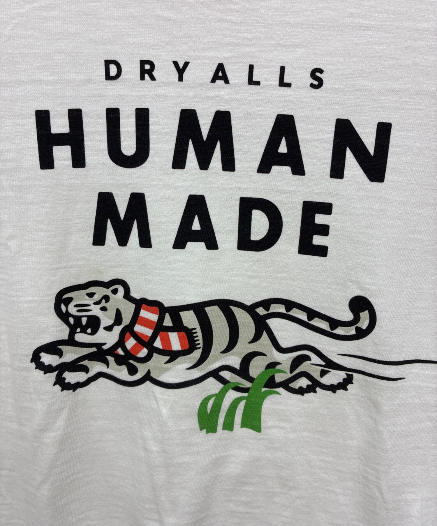 ヒューマンメイド　WHITE TIGER  DOME 中古・古着通販】HUMAN MADE (ヒューマンメイド) 半袖Tシャツ/White