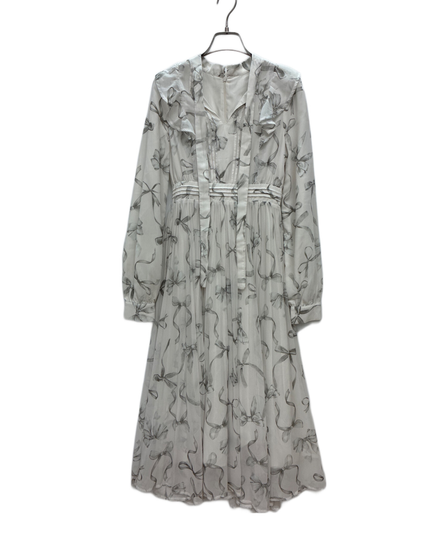 中古・古着通販】rose muse (ロゼミューズ) ribbon pattern pleated