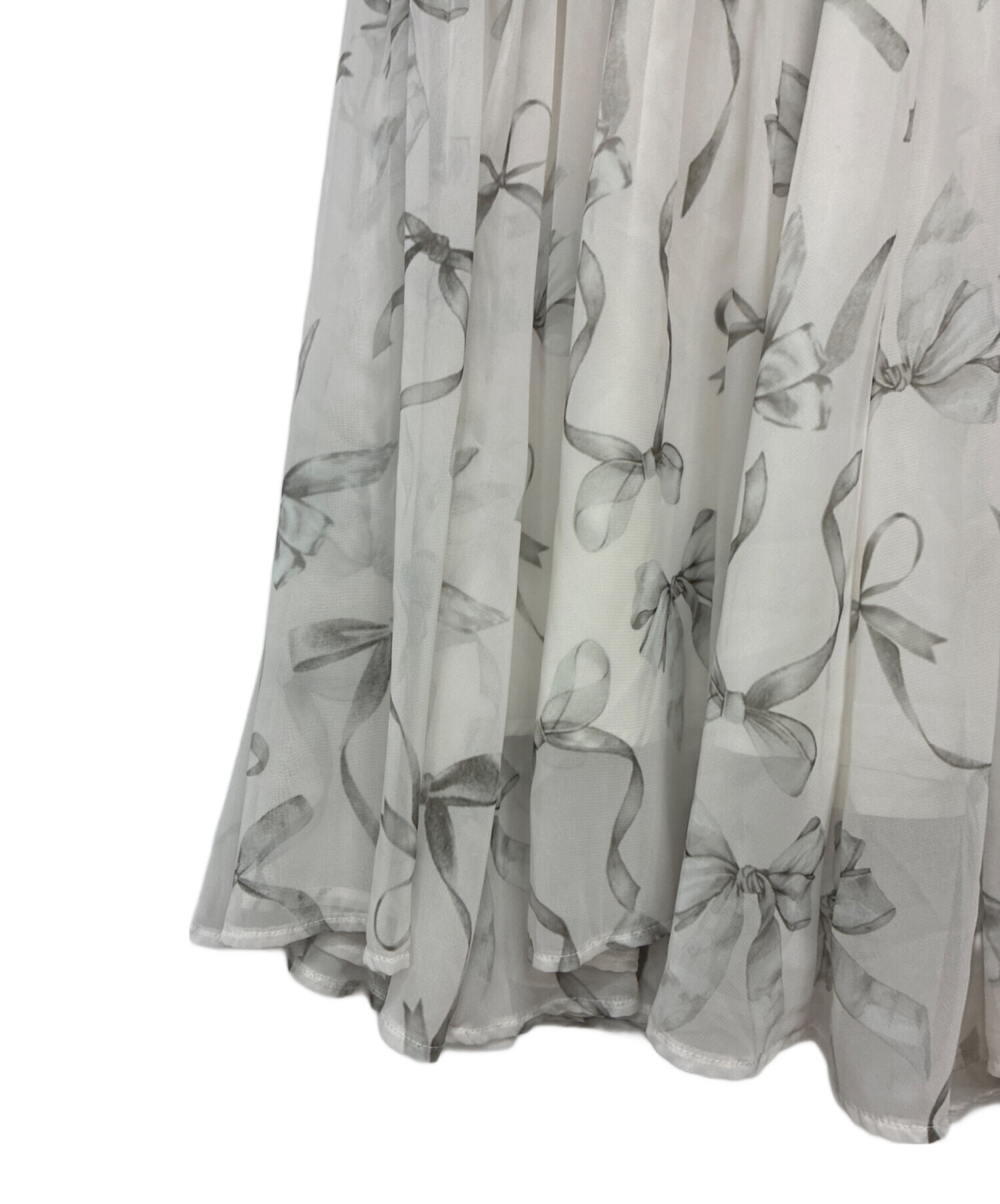 中古・古着通販】rose muse (ロゼミューズ) ribbon pattern pleated