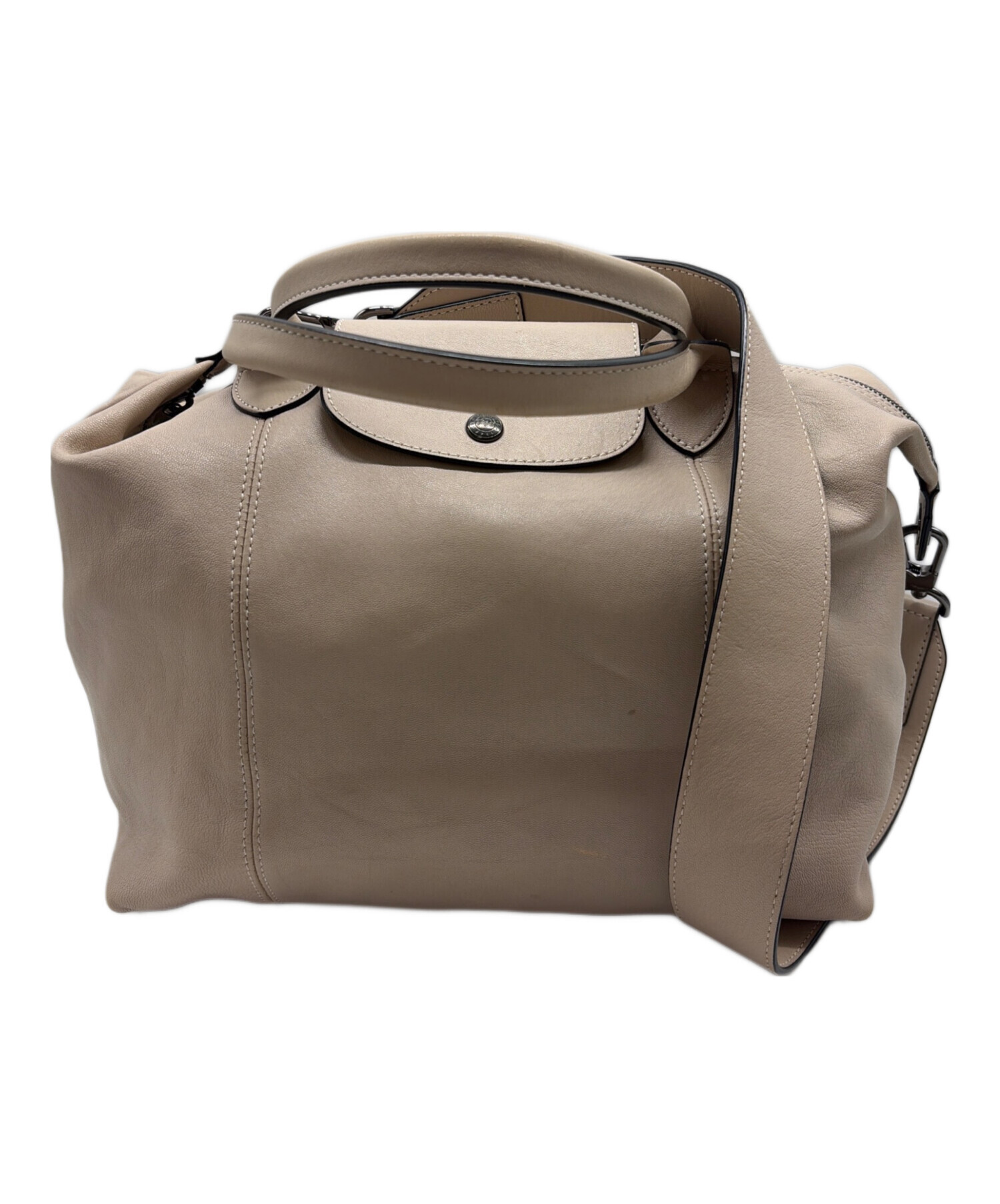 中古・古着通販】LONGCHAMP (ロンシャン) 2WAYバッグ ベージュ 