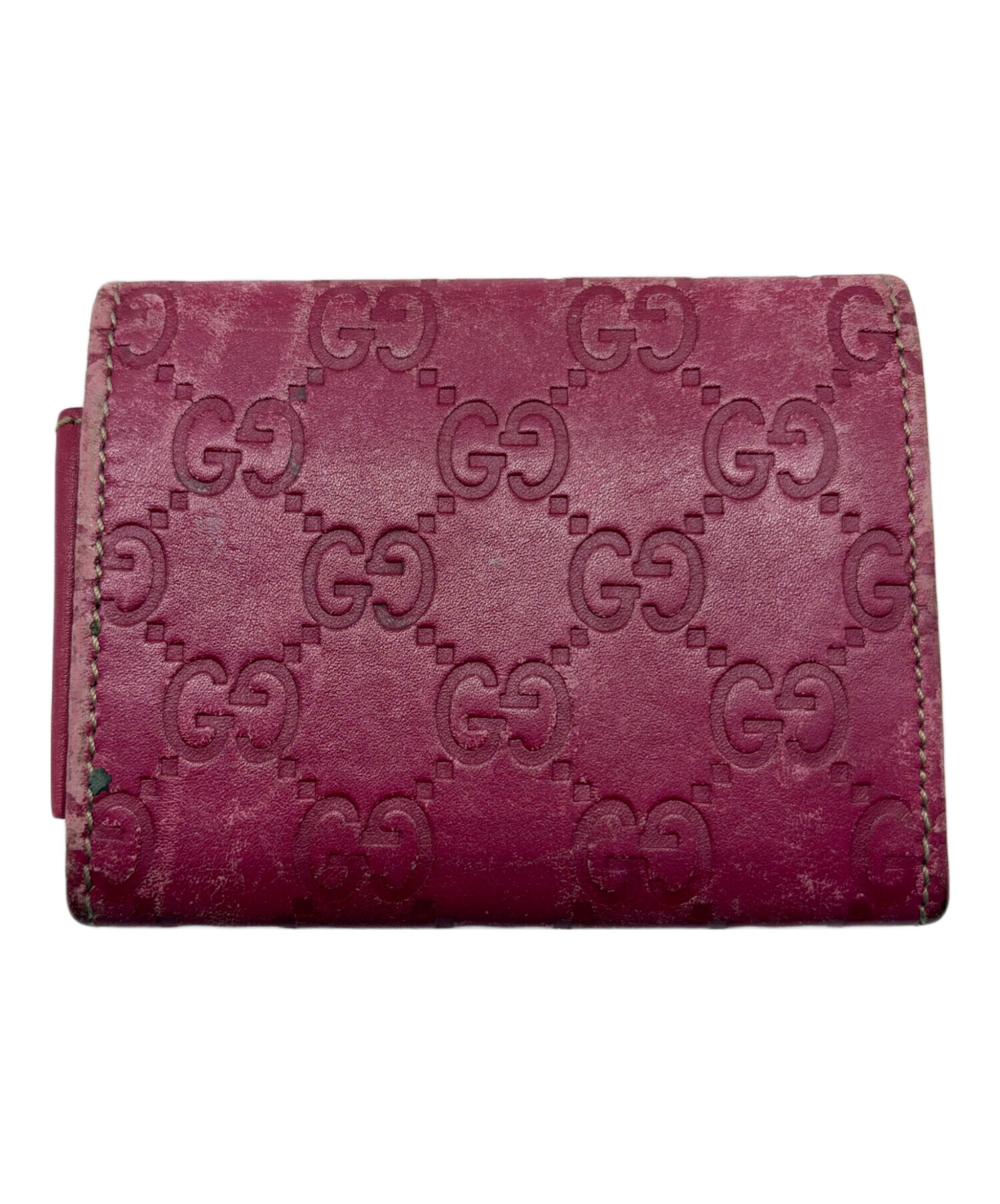 【美品】GUCCI カードケース ピンクパープル 中古・古着通販】GUCCI (グッチ) 名刺入れ ピンク サイズ:-｜ブランド