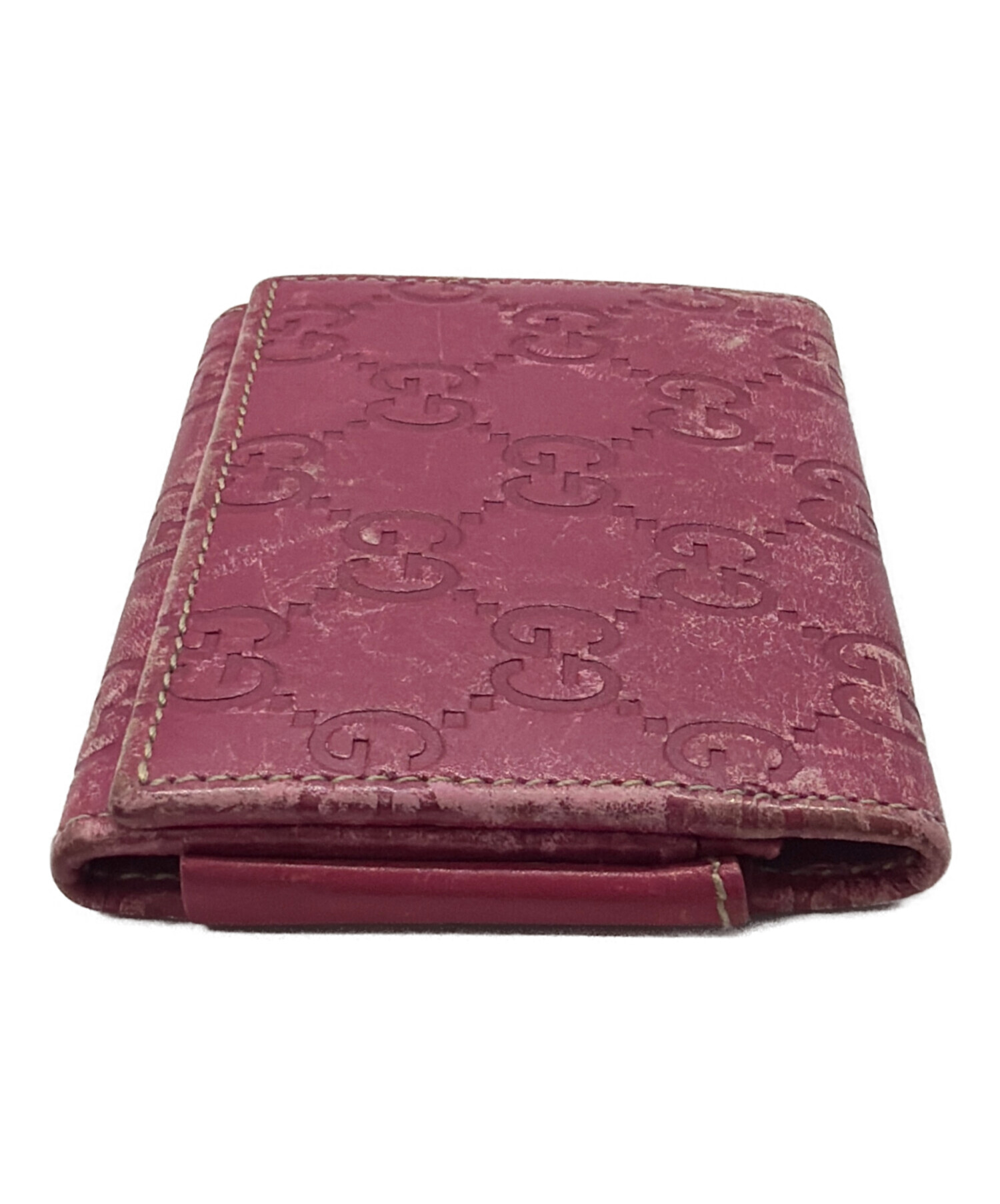 中古・古着通販】GUCCI (グッチ) 名刺入れ ピンク サイズ:-｜ブランド