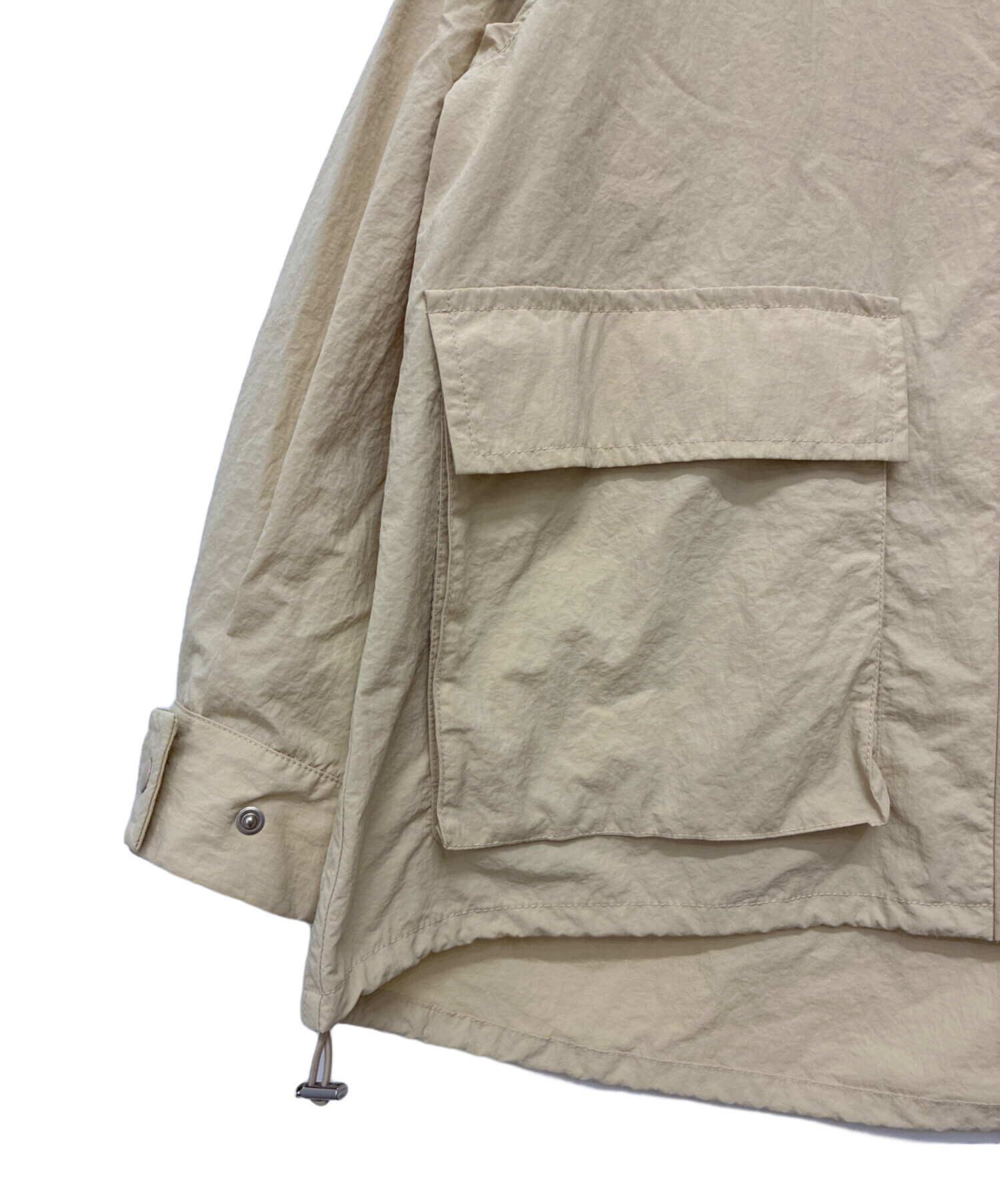 【美品】アダムエロペ　サステナブル　スタンドカラーブルゾン　フリーサイズ ADAM ET ROPE'（アダムエロペ）の「【サステナブル】スタンドカラー