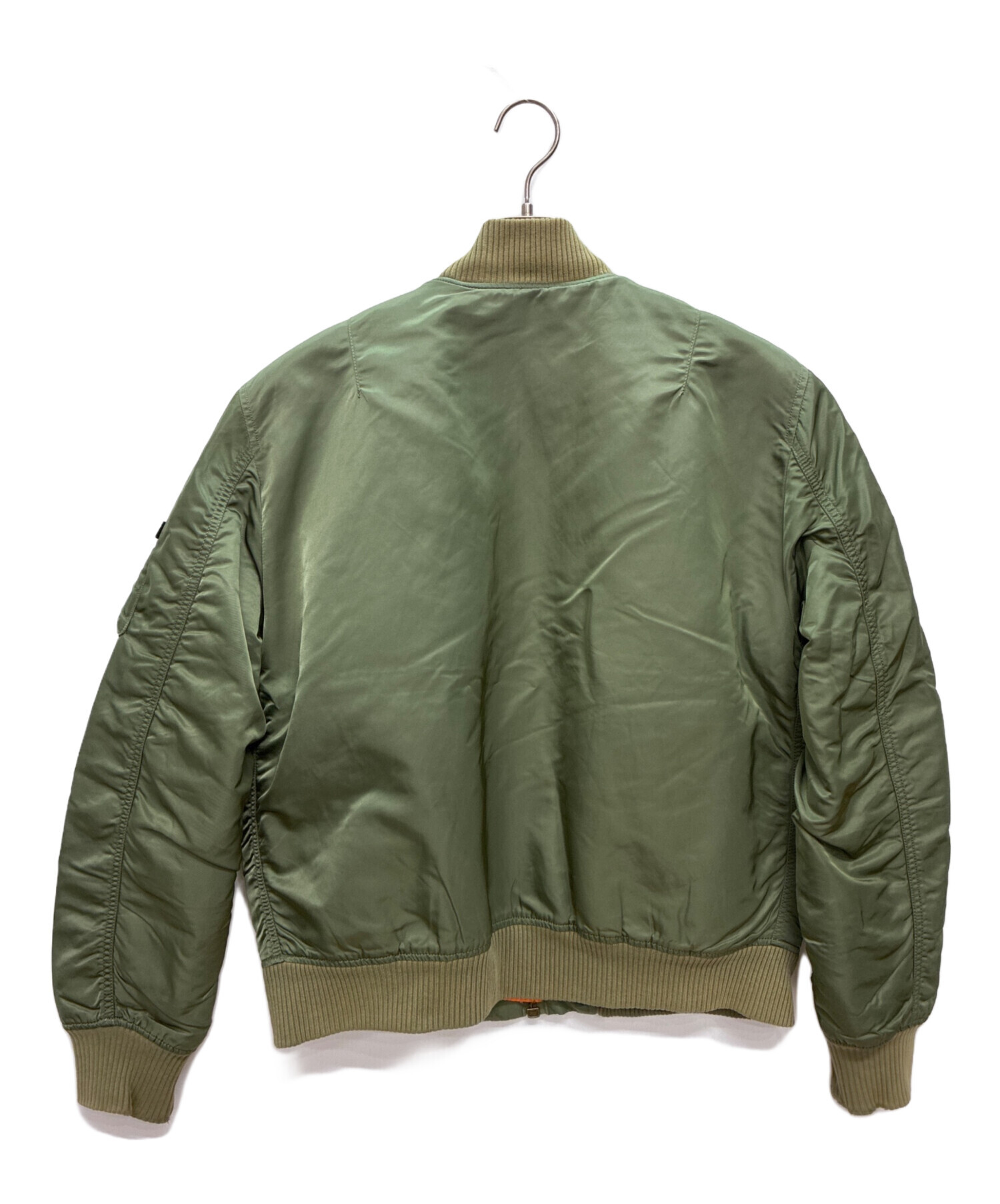 中古・古着通販】ALPHA (アルファ) MA-1ジャケット グリーン サイズ:XL
