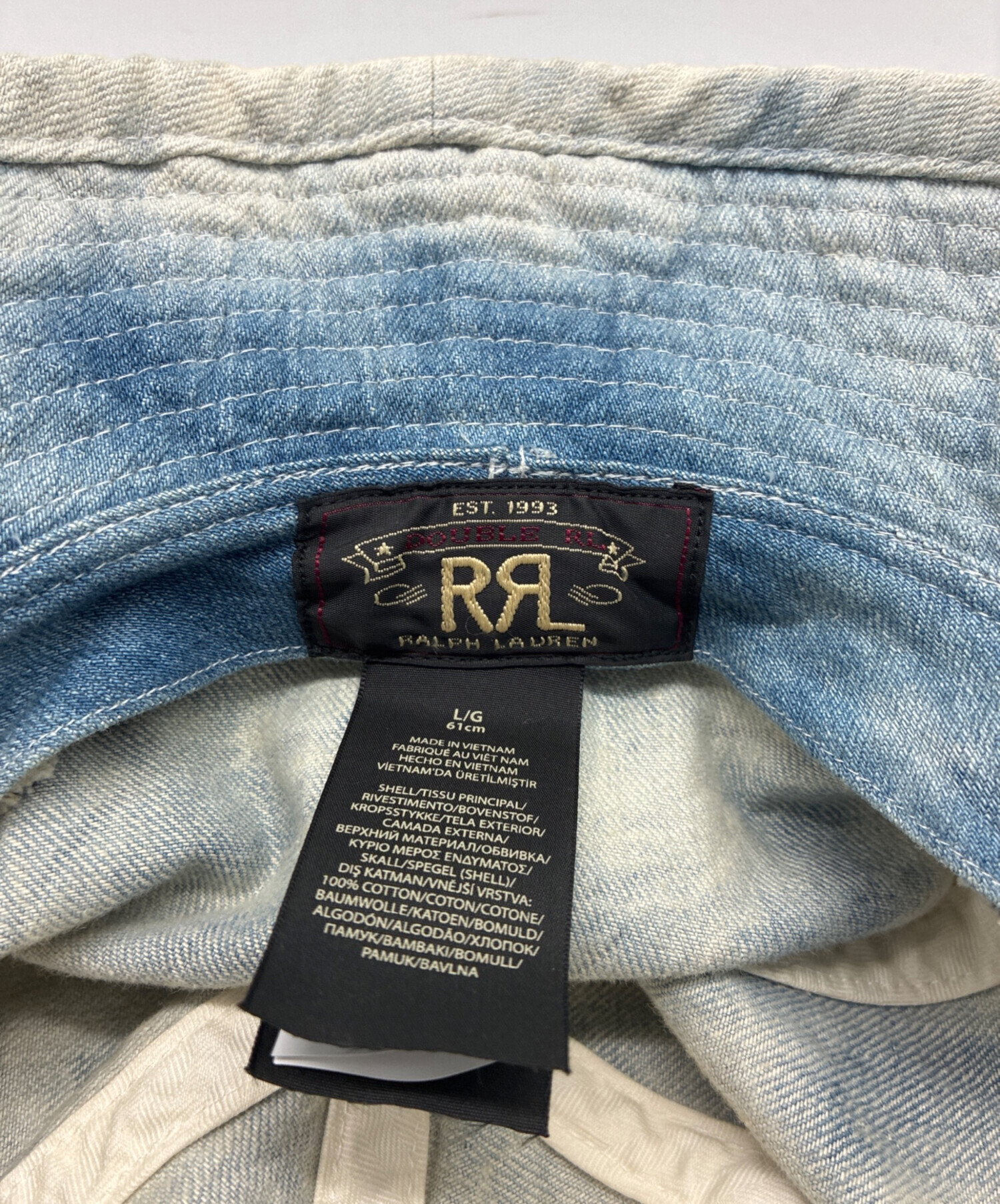中古・古着通販】RRL (ダブルアールエル) タイダイ デニム バケット