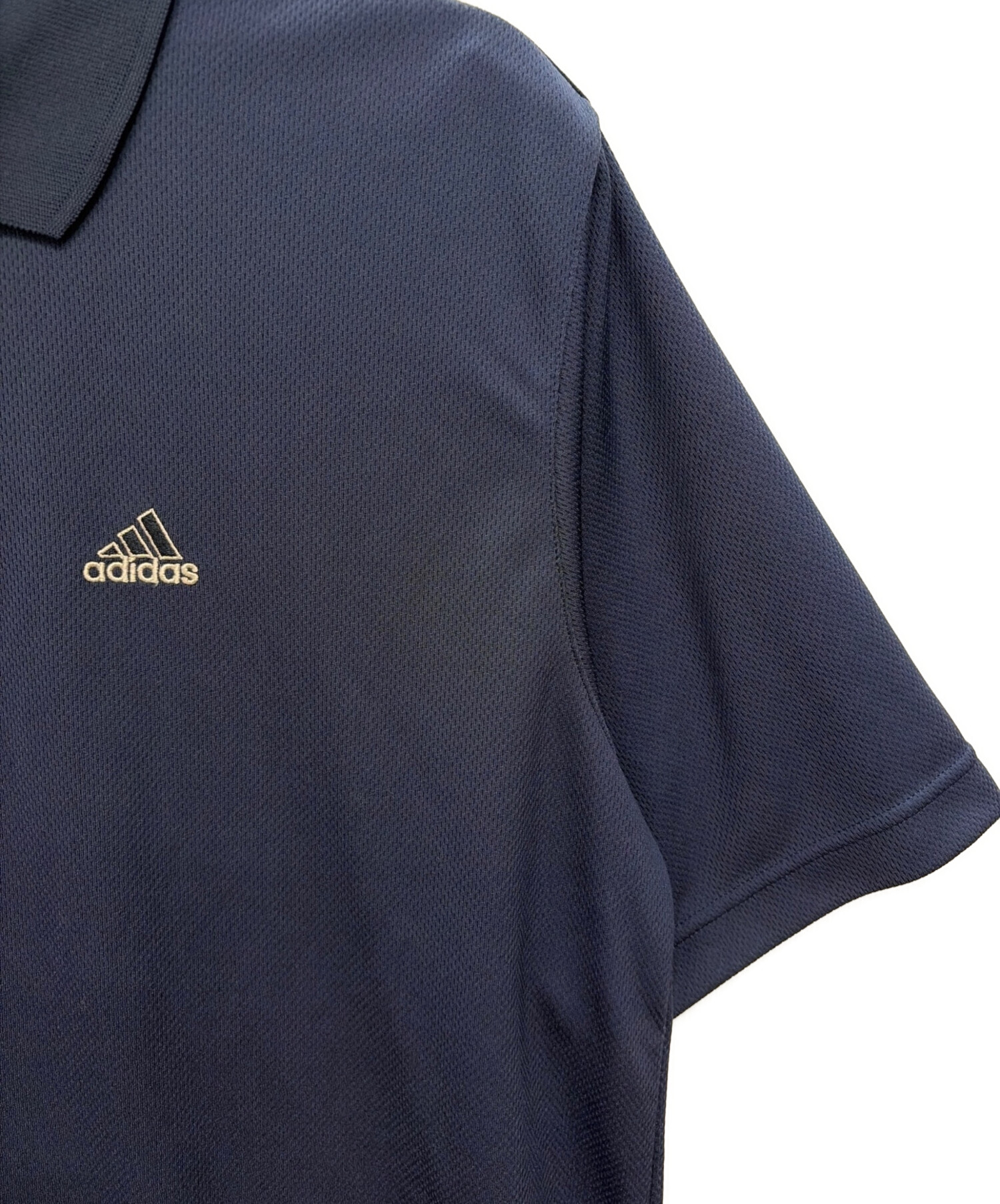 中古・古着通販】adidas (アディダス) 90s ポロシャツ ネイビー サイズ