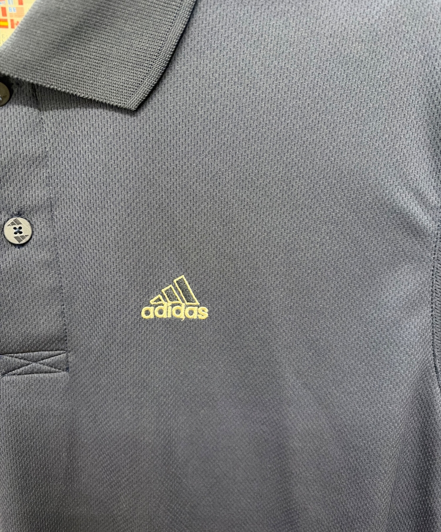 中古・古着通販】adidas (アディダス) 90s ポロシャツ ネイビー サイズ