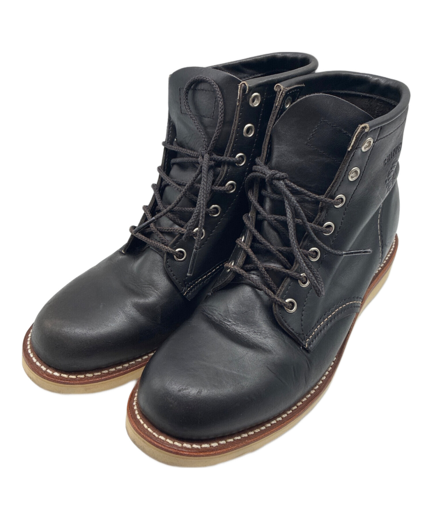 中古・古着通販】CHIPPEWA (チペワ) ワークブーツ ブラック サイズ:8 1