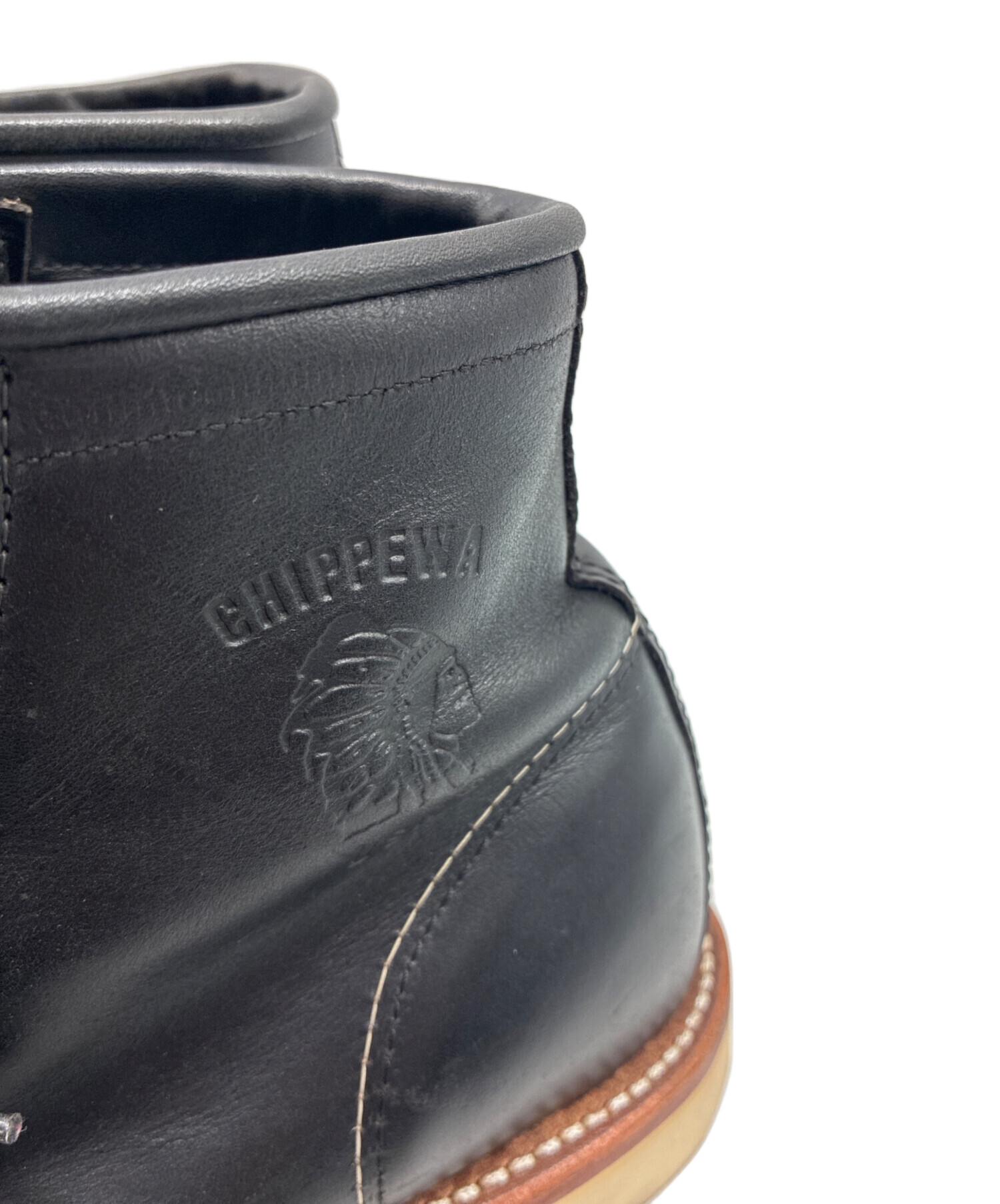 中古・古着通販】CHIPPEWA (チペワ) ワークブーツ ブラック サイズ:8 1