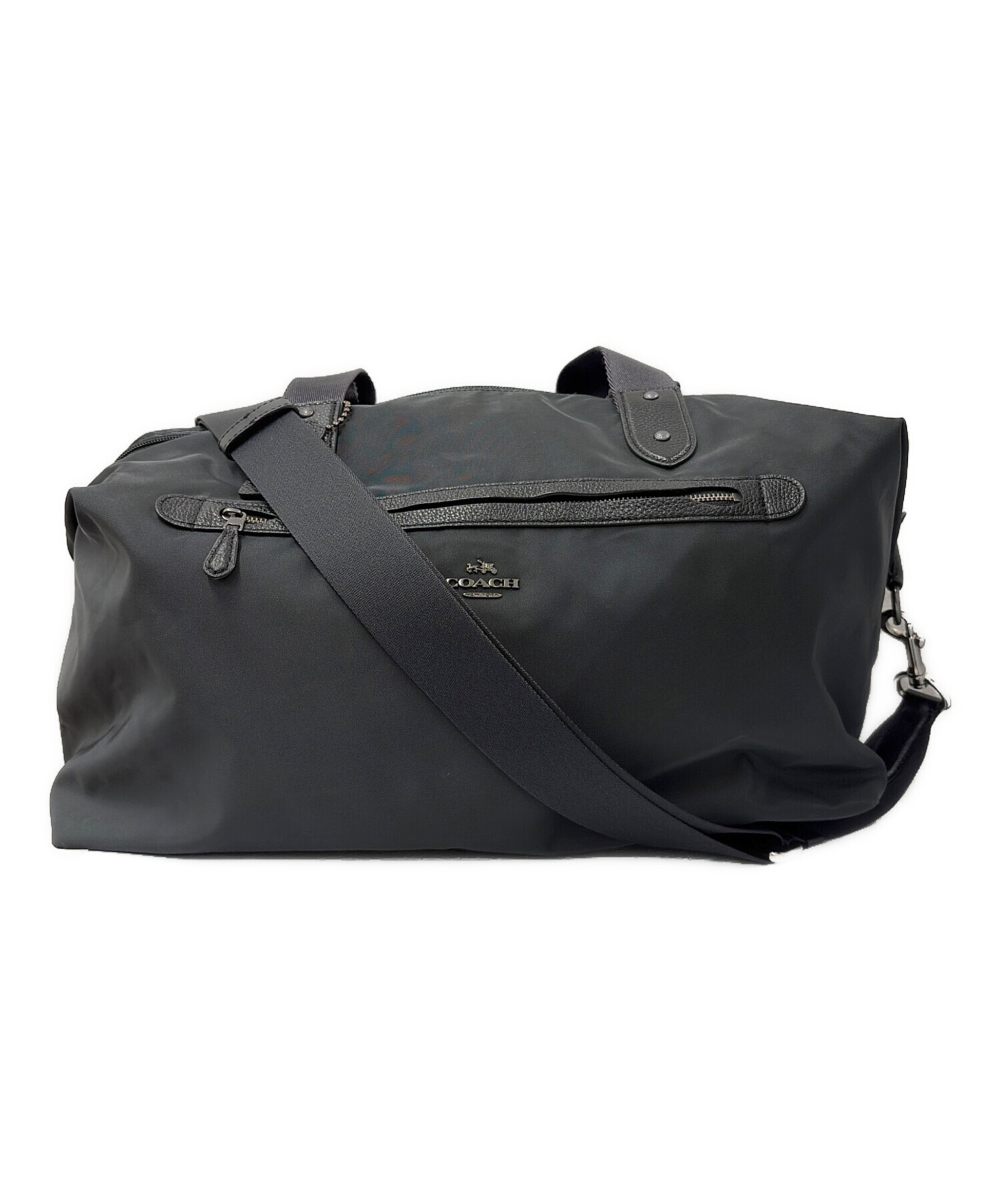 COACH レザーレキシントン2WAYボストンバック F93387 中古・古着通販】COACH (コーチ) 2WAYバッグ ブラック｜ブランド・古着