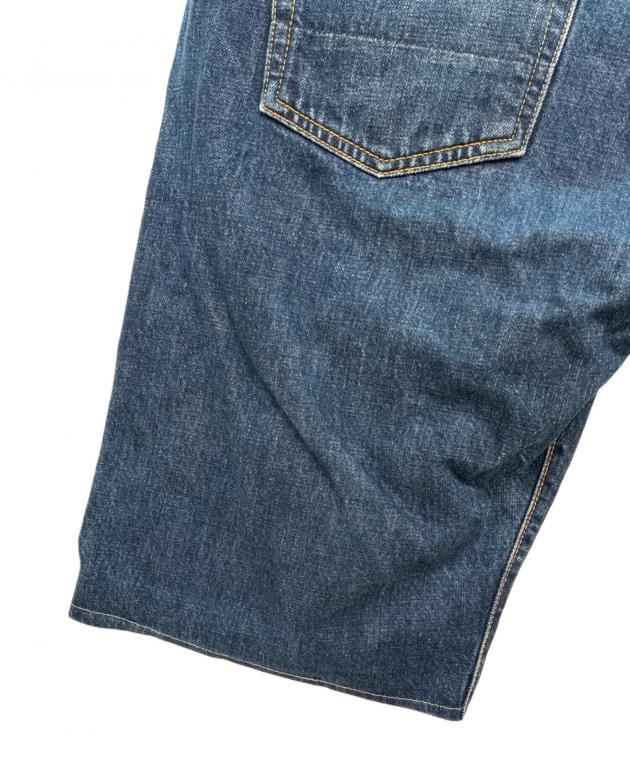 中古・古着通販】EVISU (エヴィス) デニムハーフパンツ ブルー サイズ