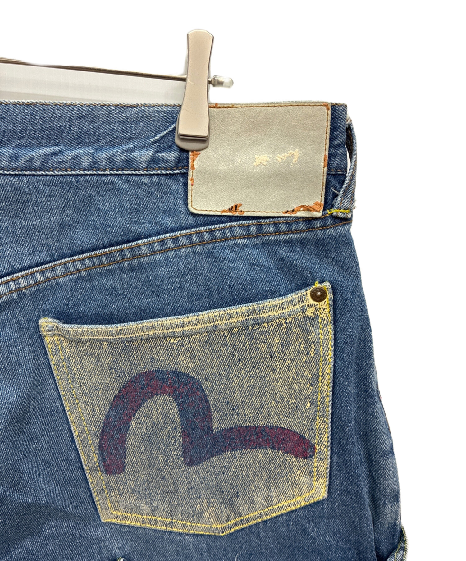 中古・古着通販】EVISU (エヴィス) メニーポケットデニムハーフパンツ