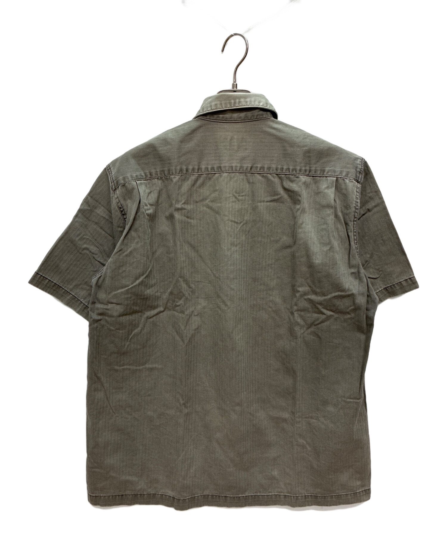 中古・古着通販】stussy (ステューシー) ロゴワッペンワークシャツ
