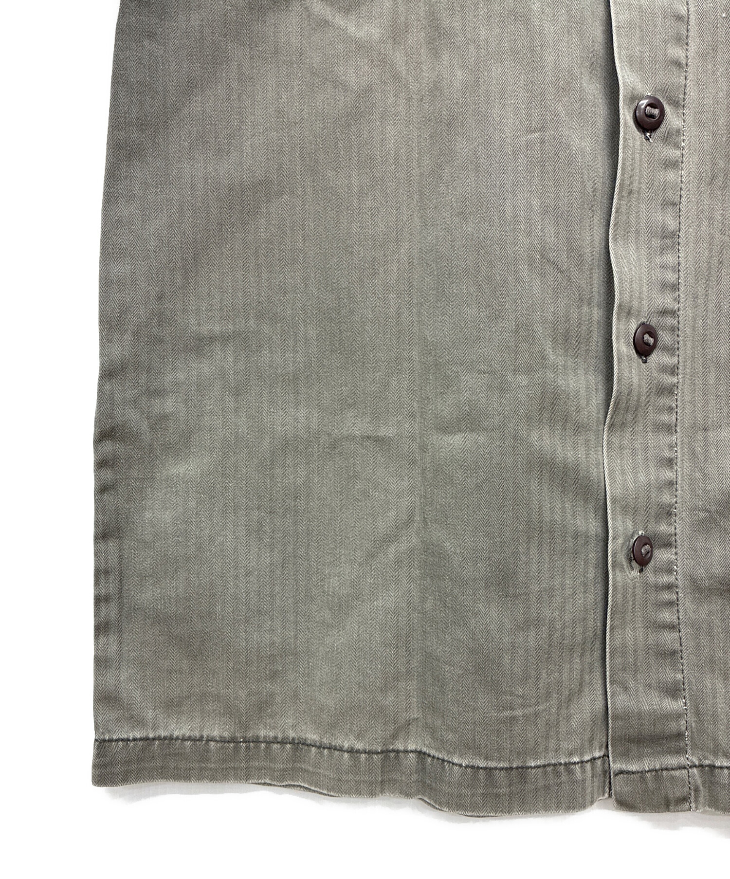 中古・古着通販】stussy (ステューシー) ロゴワッペンワークシャツ