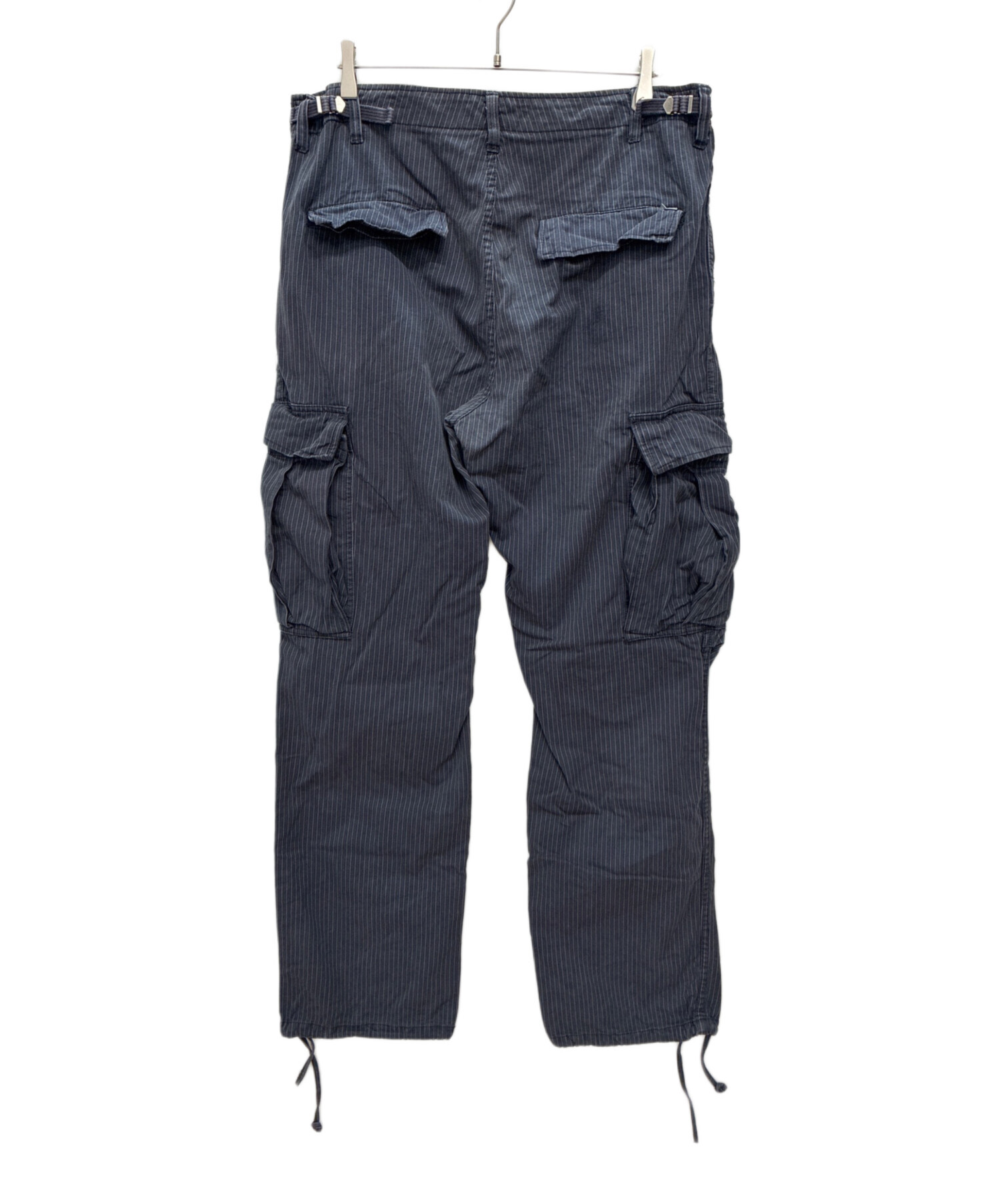 Stussy ネイビー カーゴパンツ Lサイズ 中古・古着通販】stussy (ステューシー) カーゴパンツ ネイビー サイズ
