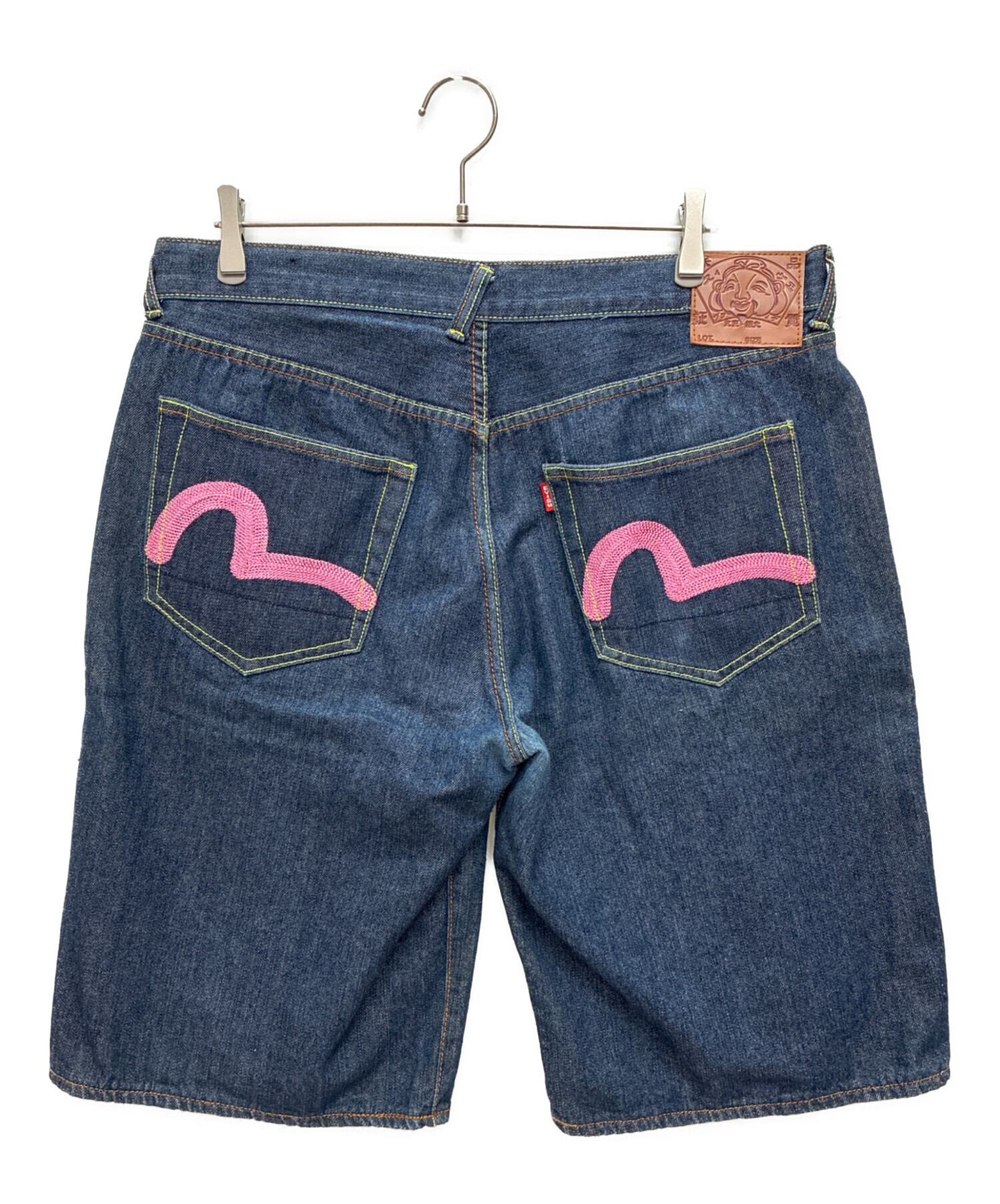 中古・古着通販】EVISU (エヴィス) デニムハーフパンツ インディゴ