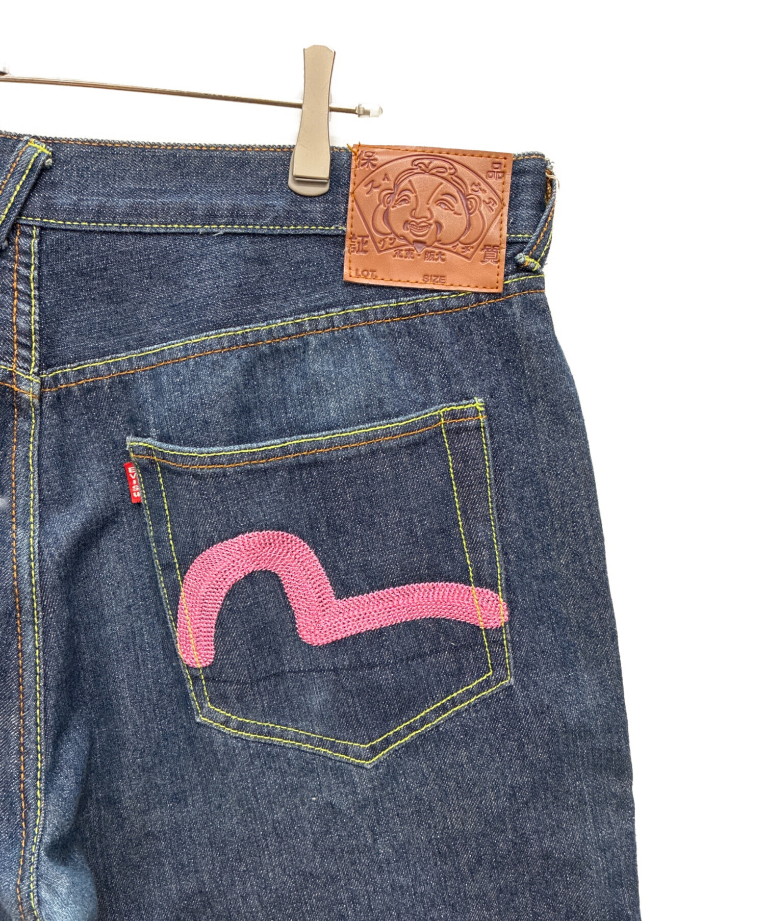 中古・古着通販】EVISU (エヴィス) デニムハーフパンツ インディゴ
