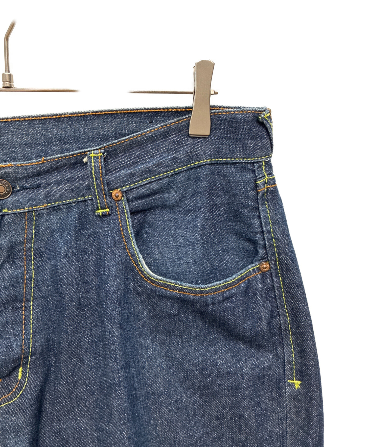 中古・古着通販】EVISU (エヴィス) デニムハーフパンツ インディゴ