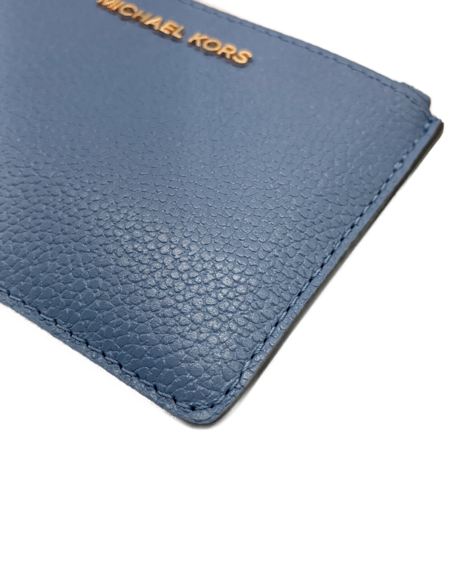 中古・古着通販】MICHAEL KORS (マイケル・コース) パスケース ブルー