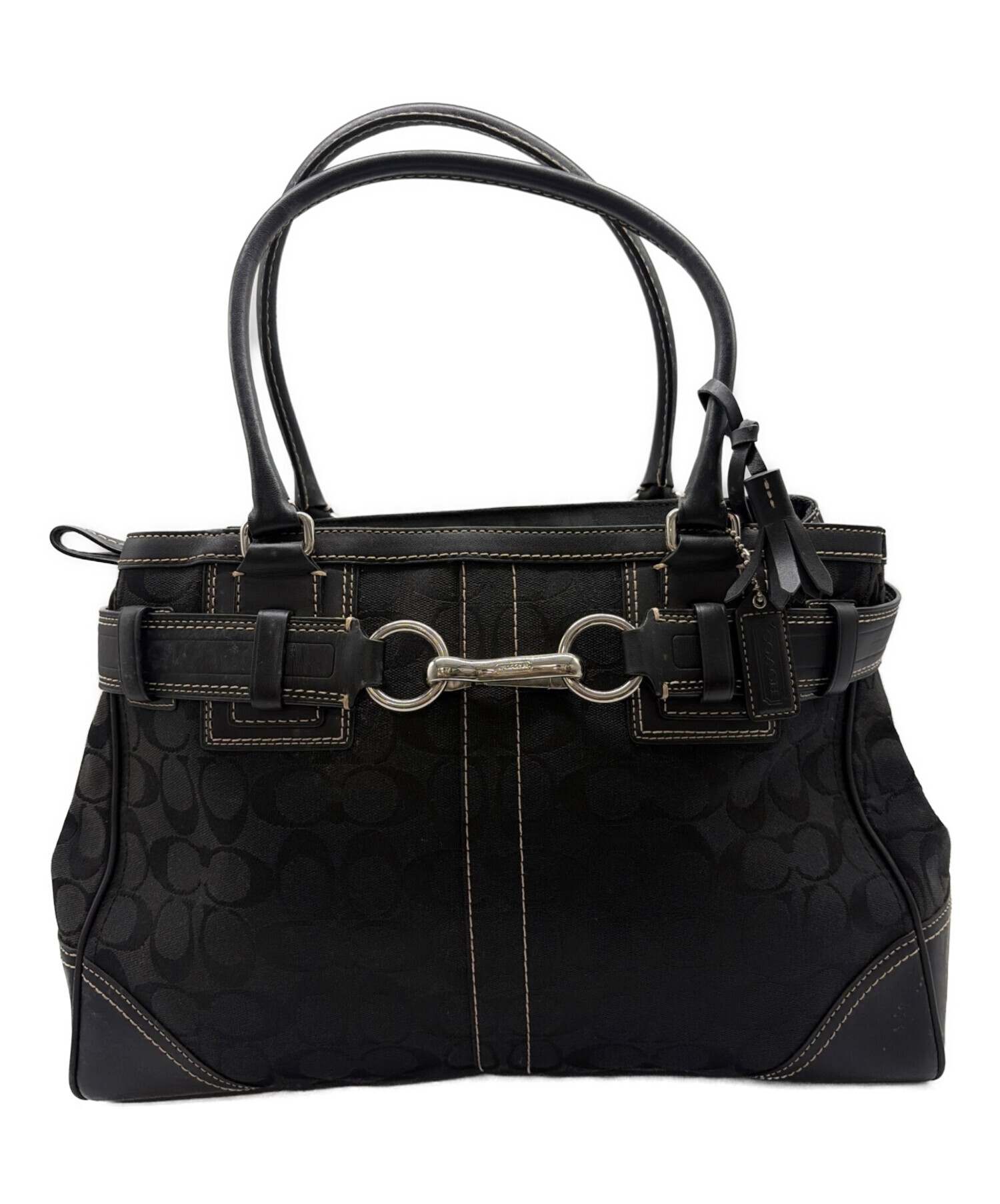 中古・古着通販】COACH (コーチ) トートバッグ ブラック｜ブランド